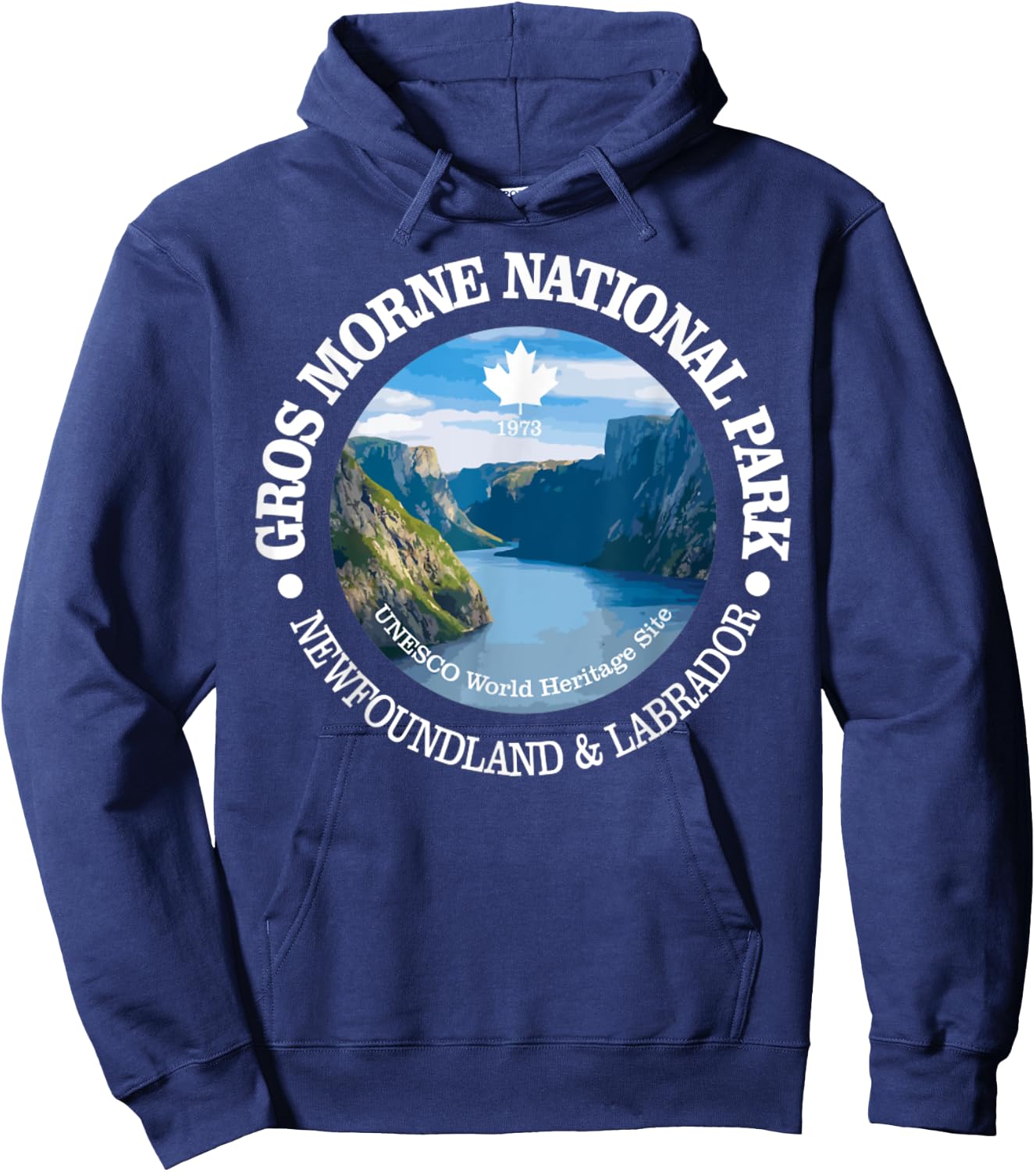 Gros Morne National Park, Nature Canada Hiking Lover Hoodie - Hoodie | Navy