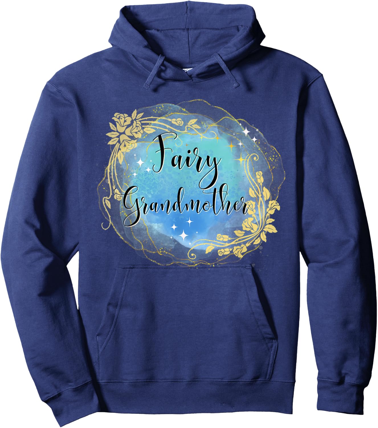 Fairy Grandmother Fairy Tales Best Grandma Nana Godmother Hoodie - Hoodie | Navy