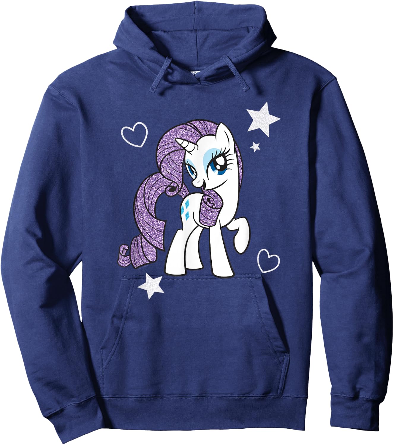 My Little Pony: Friendship Is Magic Rarity Coquette Portrait Hoodie - Hoodie | Navy