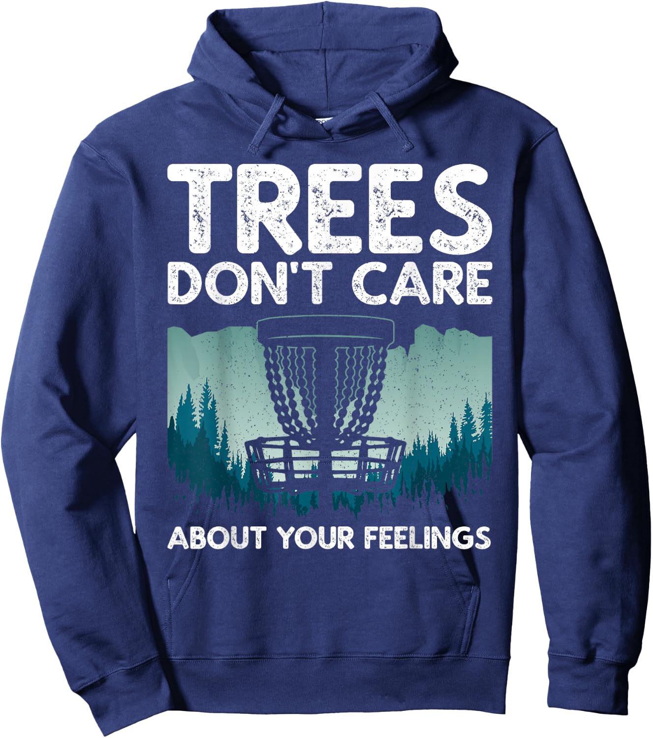 Cute Disc Golf Design Women Disc Golf Player Small Hoodie - Hoodie | Navy