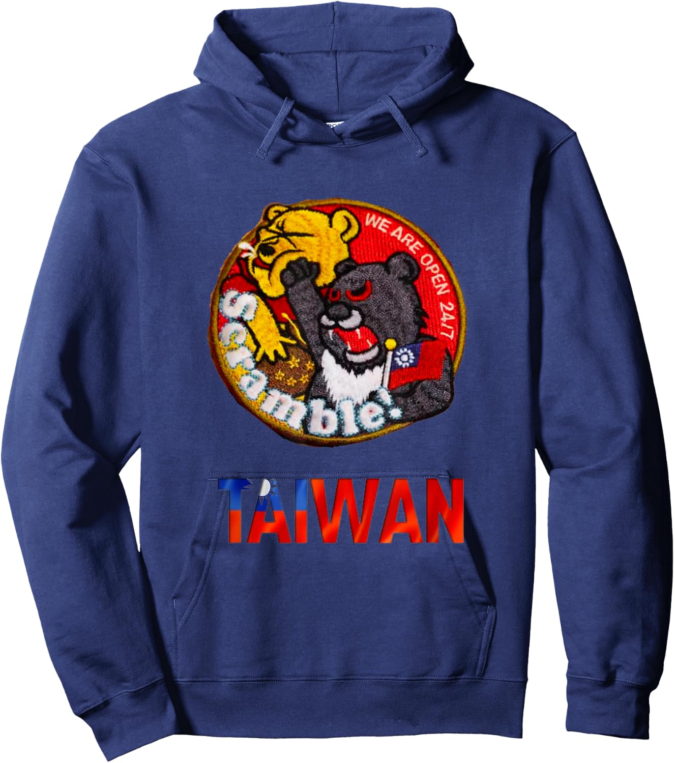 Taiwan Air Force Patch Hoodie - Hoodie | Navy