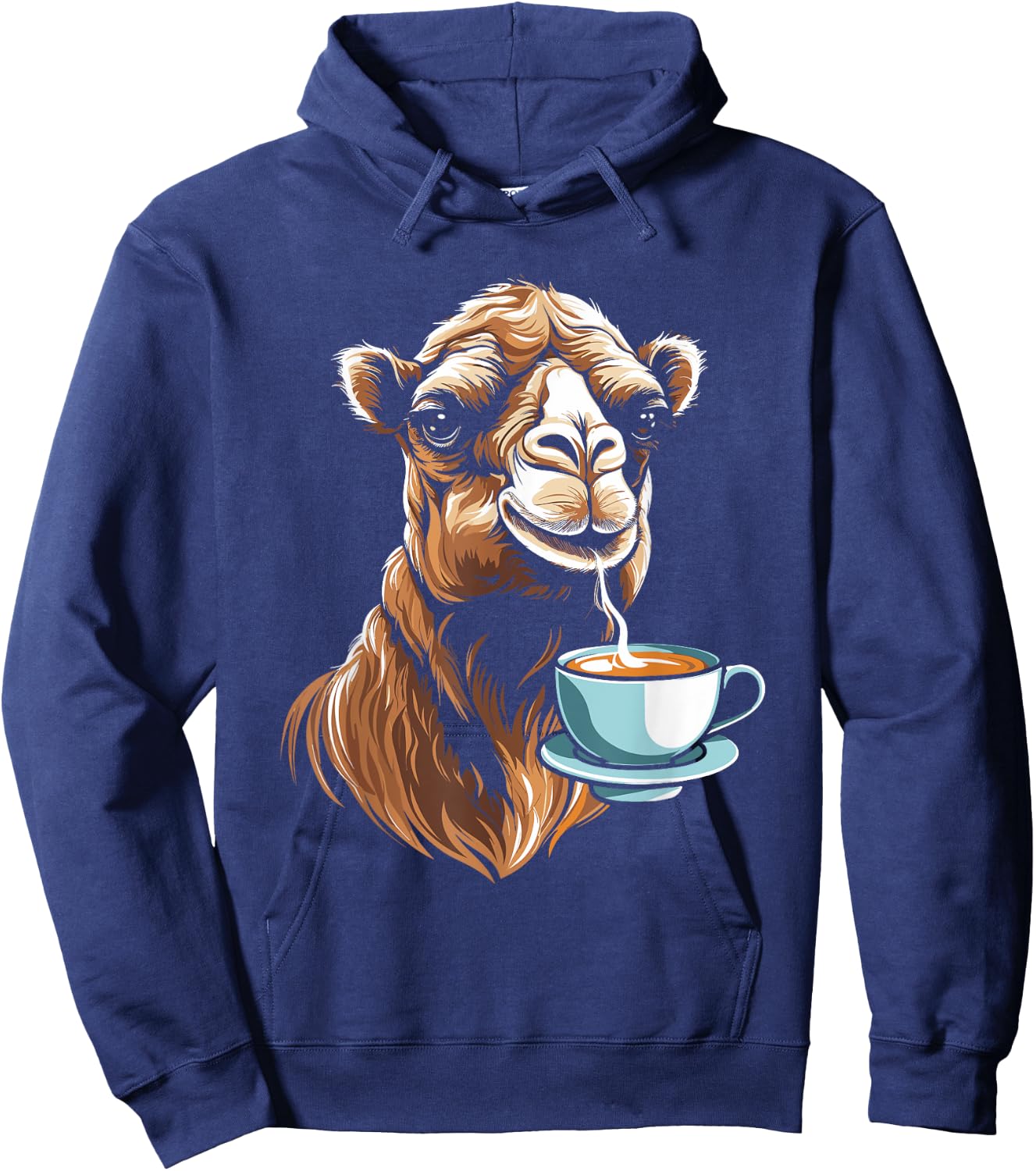 Camel Coffee - Camelhump Dromedary Camelid Cameldae Camel Hoodie - Hoodie | Navy