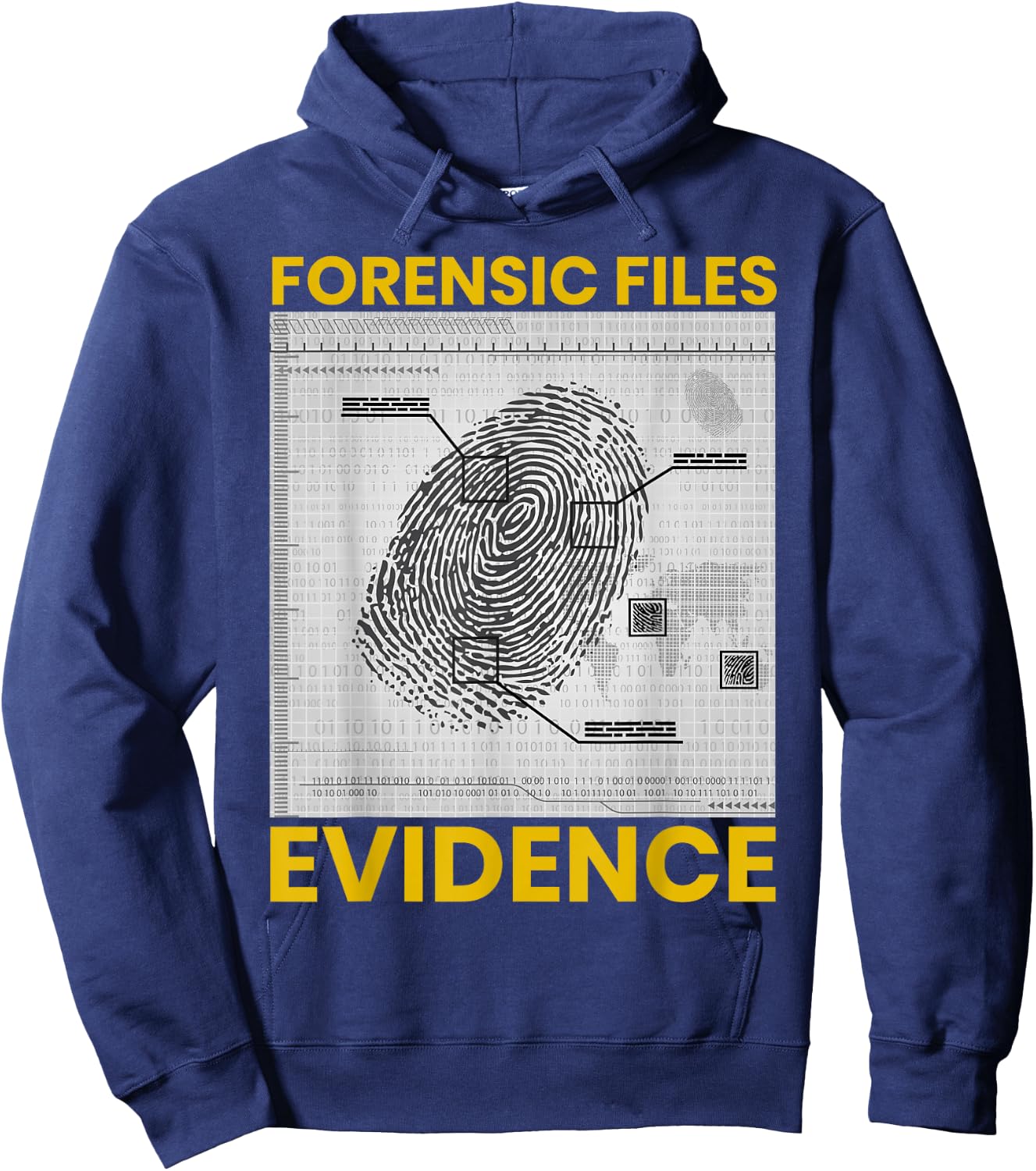Funny Forensic Scientist Science Forensic Files Evidence Hoodie - Hoodie | Navy