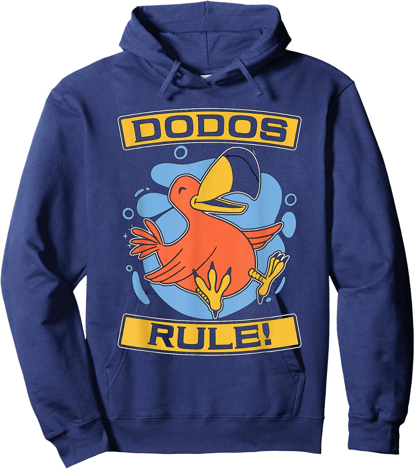 Dodos Rule Flightless Extinct Bird Ornithologist Dodo Bird Hoodie - Hoodie | Navy