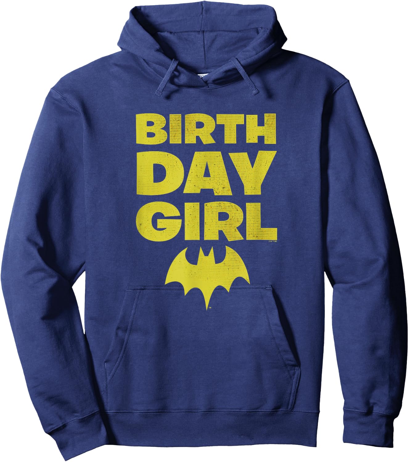 DC Comics Justice League Batman Birthday Girl Vintage Hoodie - Hoodie | Navy