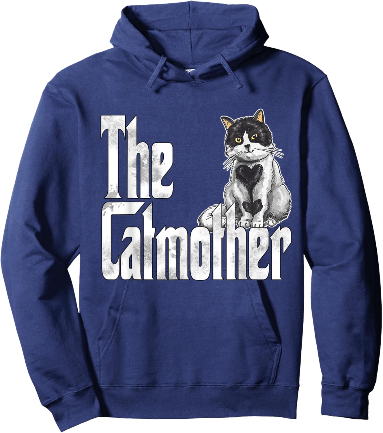Cat Mom The Catmother Crazy Cat Mother Kitty Mommy Hoodie - Hoodie | Navy