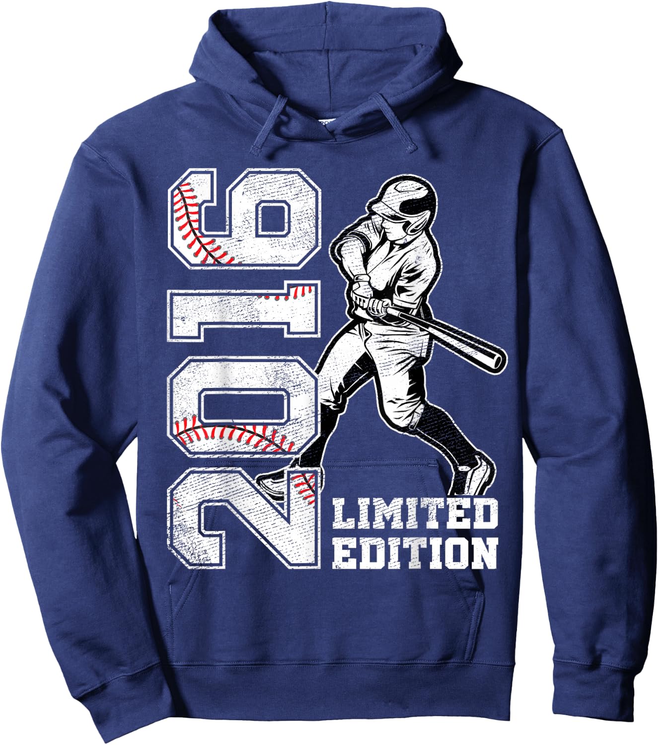 9th Birthday Baseball Limited Edition 2016 9 Years Old Hoodie - Hoodie | Navy