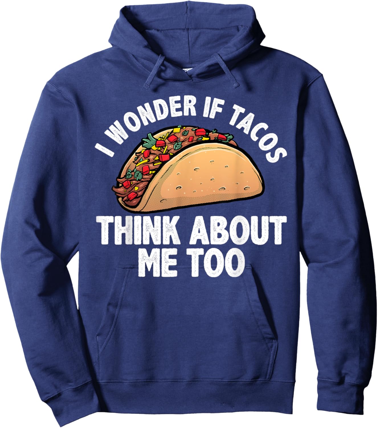 Cool Taco Art Women Tacos Mexican Food Fiesta Humor Hoodie - Hoodie | Navy