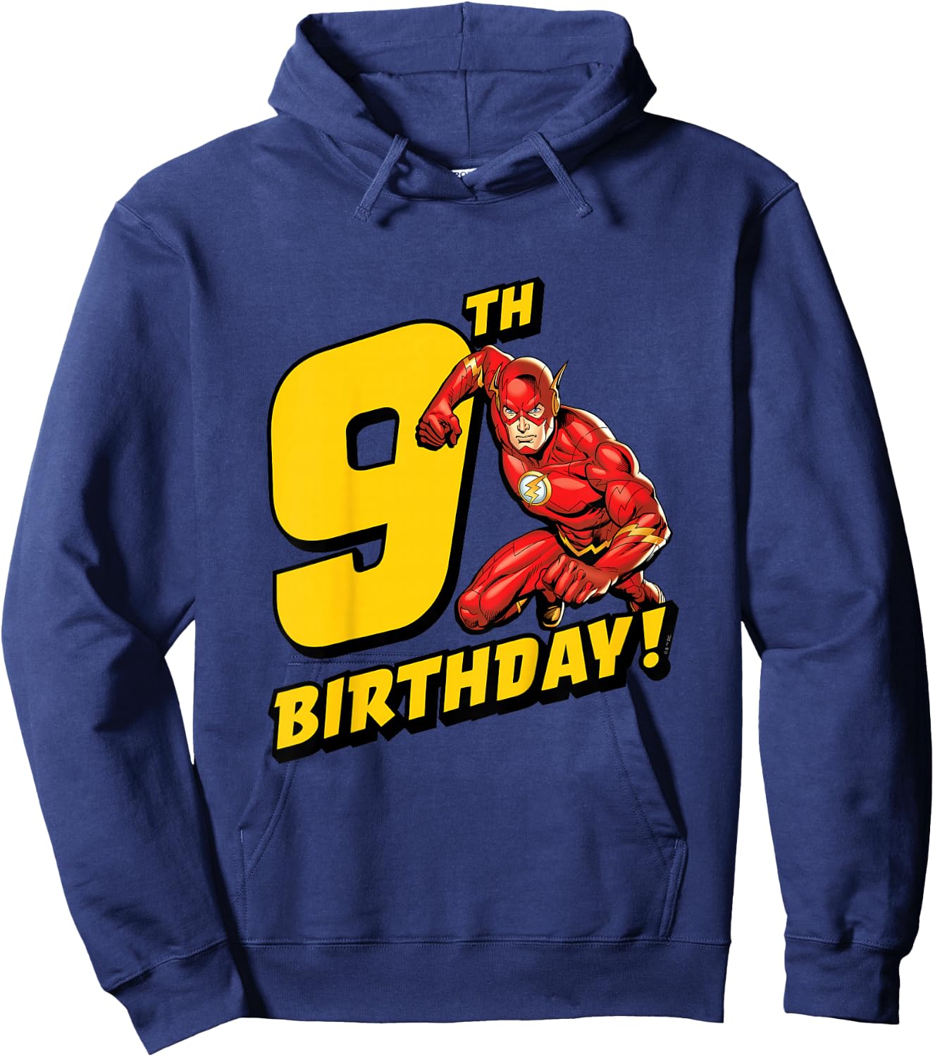 Kids The Flash 9th Birthday Hoodie - Hoodie | Navy