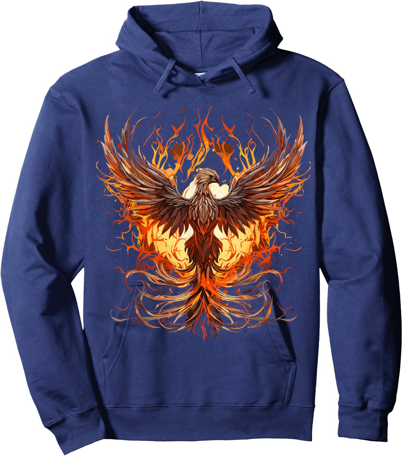 Phoenix Rising From Ashes Resurrection Rebirth New Beginning Hoodie - Hoodie | Navy