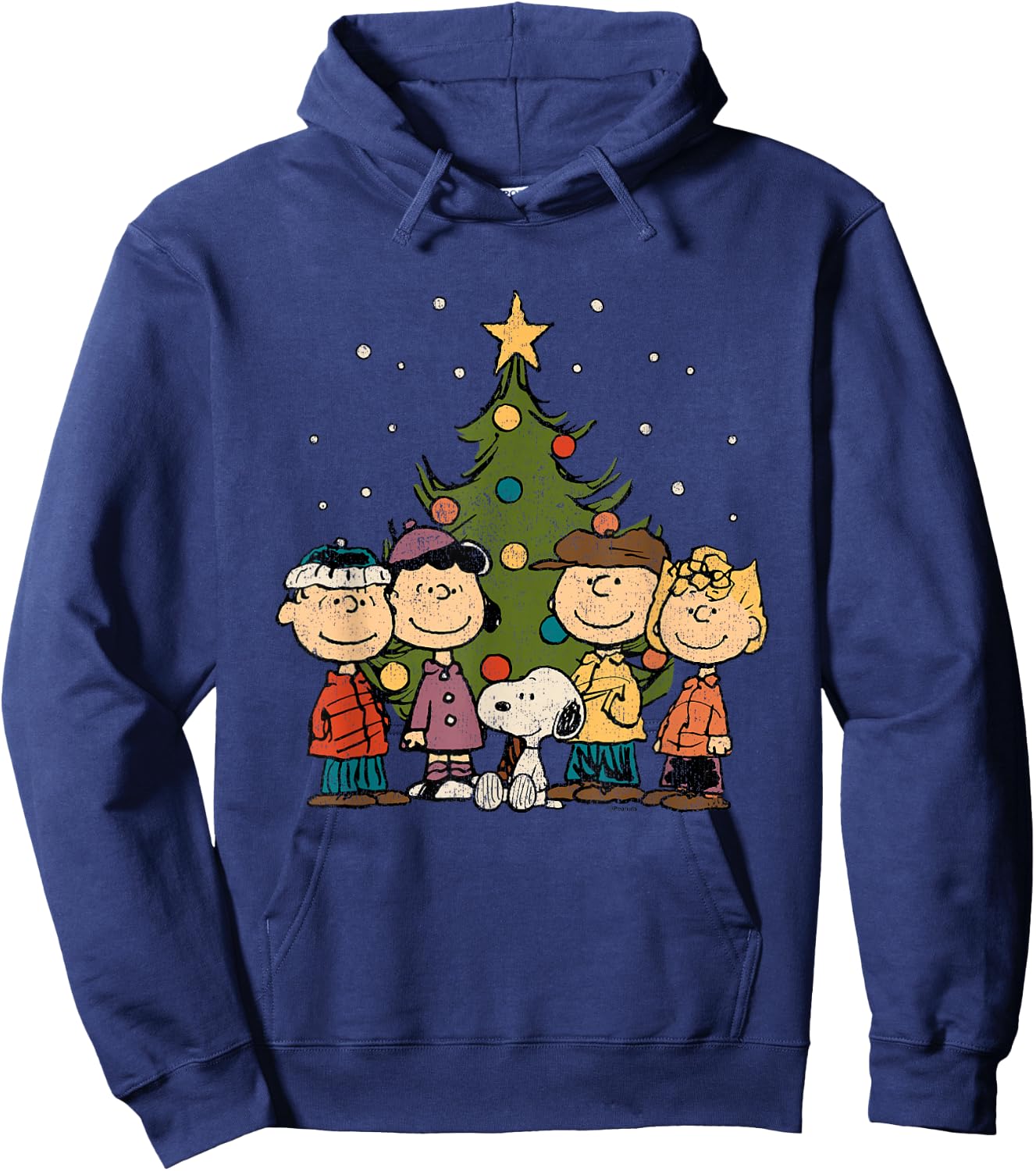 Peanuts - Peanuts Christmas Group Hoodie - Hoodie | Navy