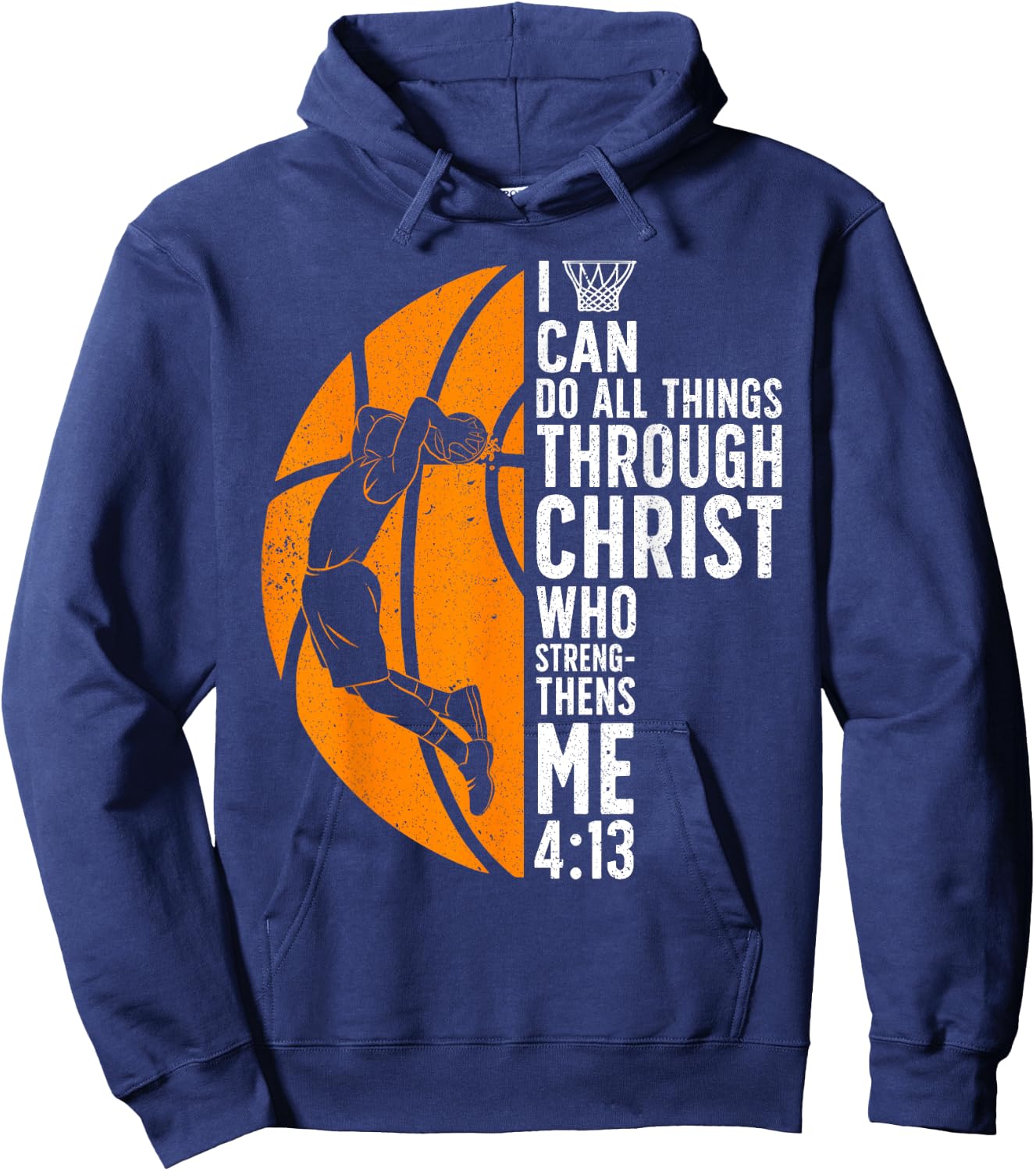 Cool Basketball Women Sport Game Basketball Player Hoodie - Hoodie | Navy