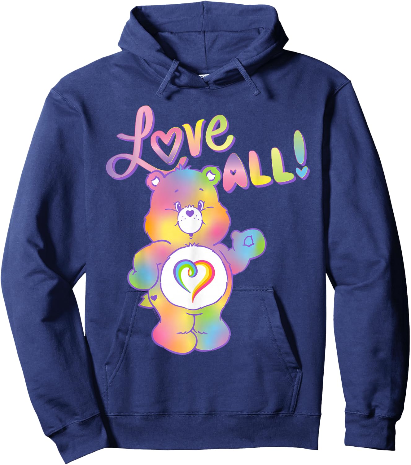 Care Bears Love All with Togetherness Bear Hoodie - Hoodie | Navy