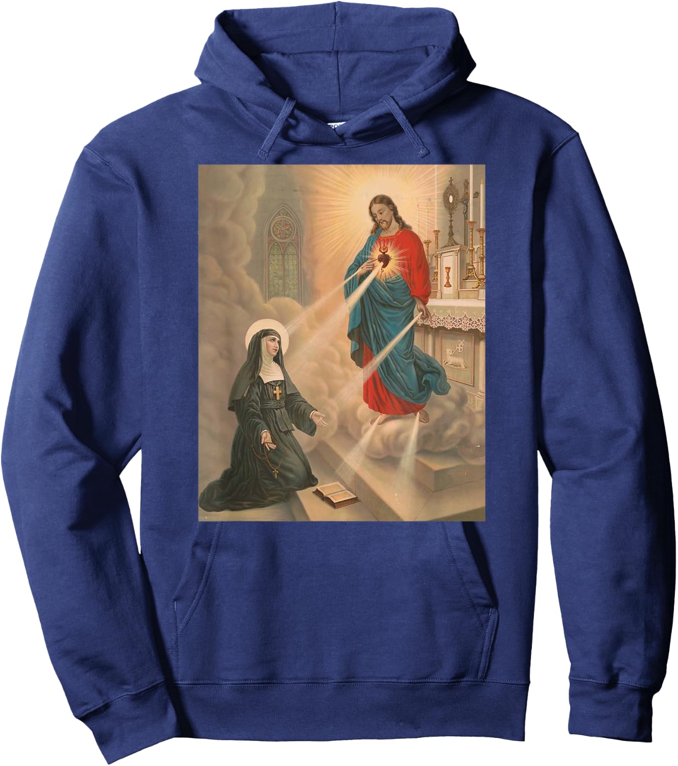 Saint Margaret Mary Alacoque Hoodie - Hoodie | Navy