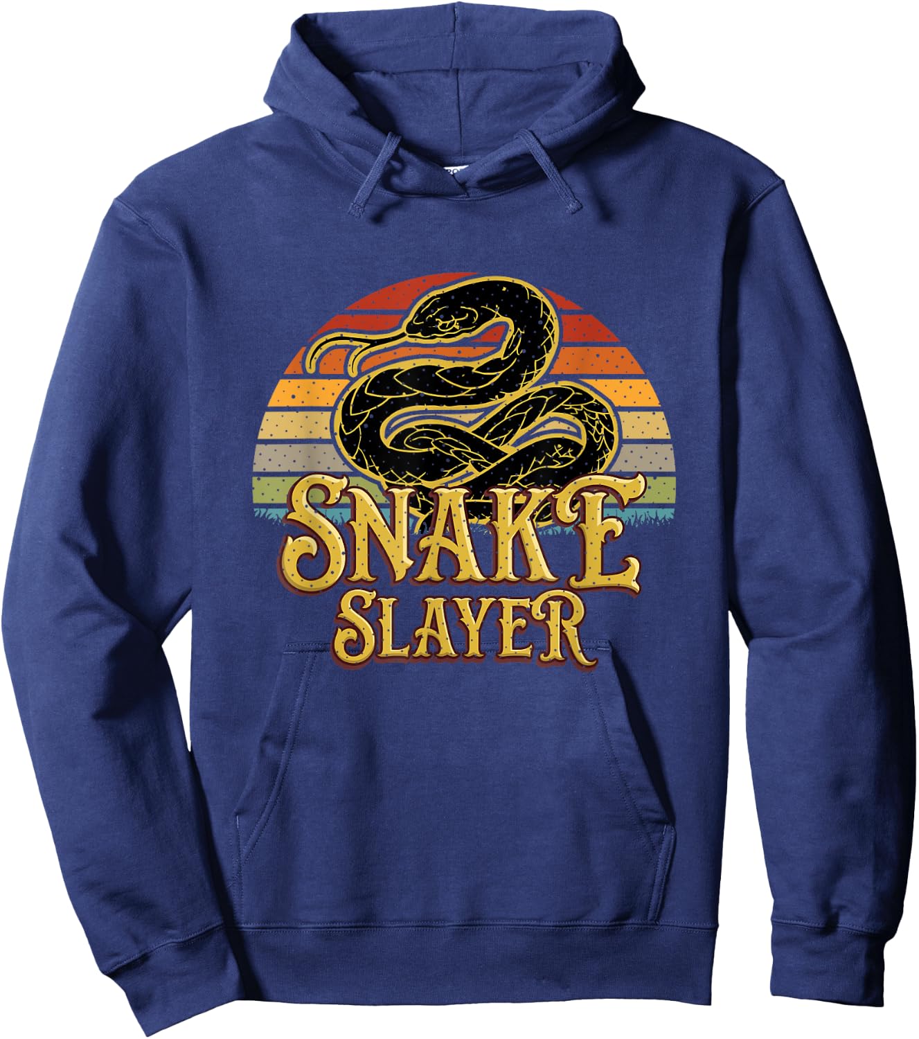 Snake Slayer Snake Hunting Hoodie - Hoodie | Navy
