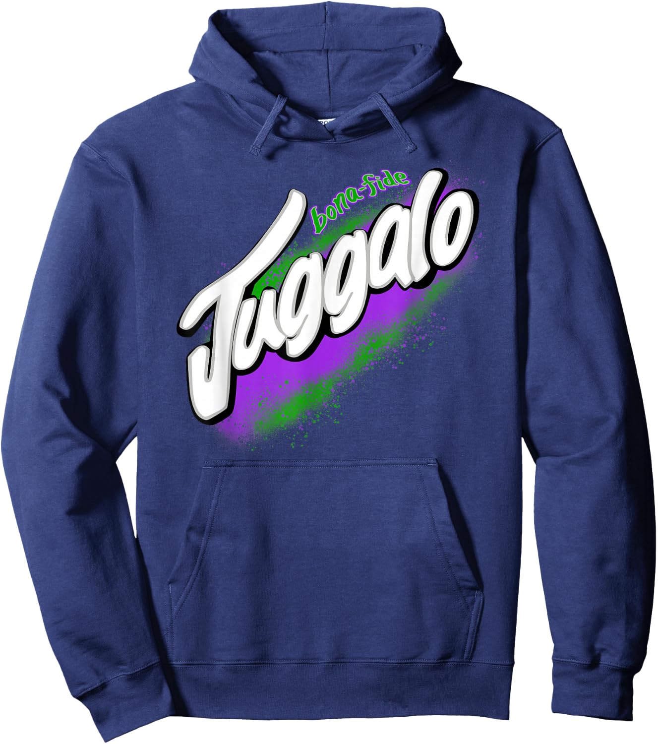 Purple Glazed, Green Daze: Hilariously Questionable Hoodie - Hoodie | Navy
