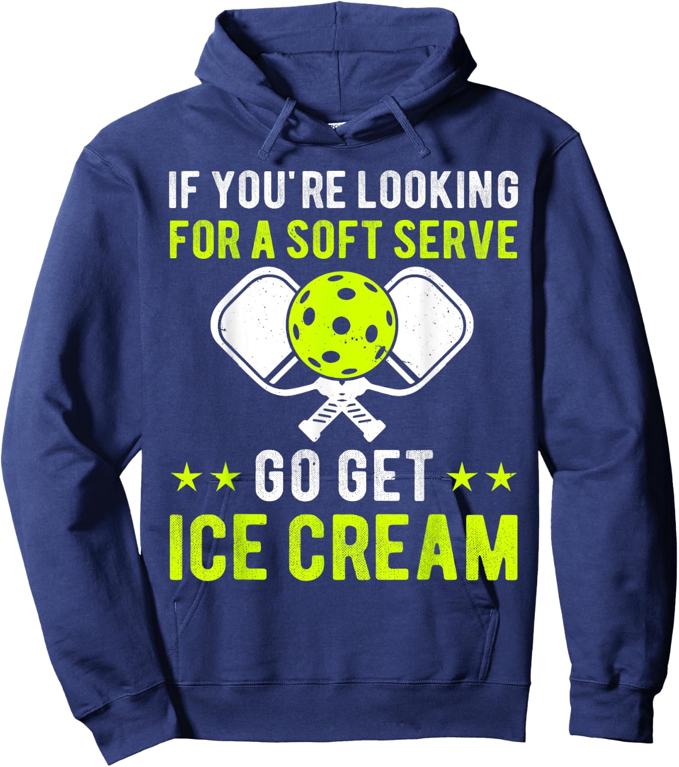 Funny Pickleball Pun for Pickleball Player Funny Paddleball Hoodie - Hoodie | Navy