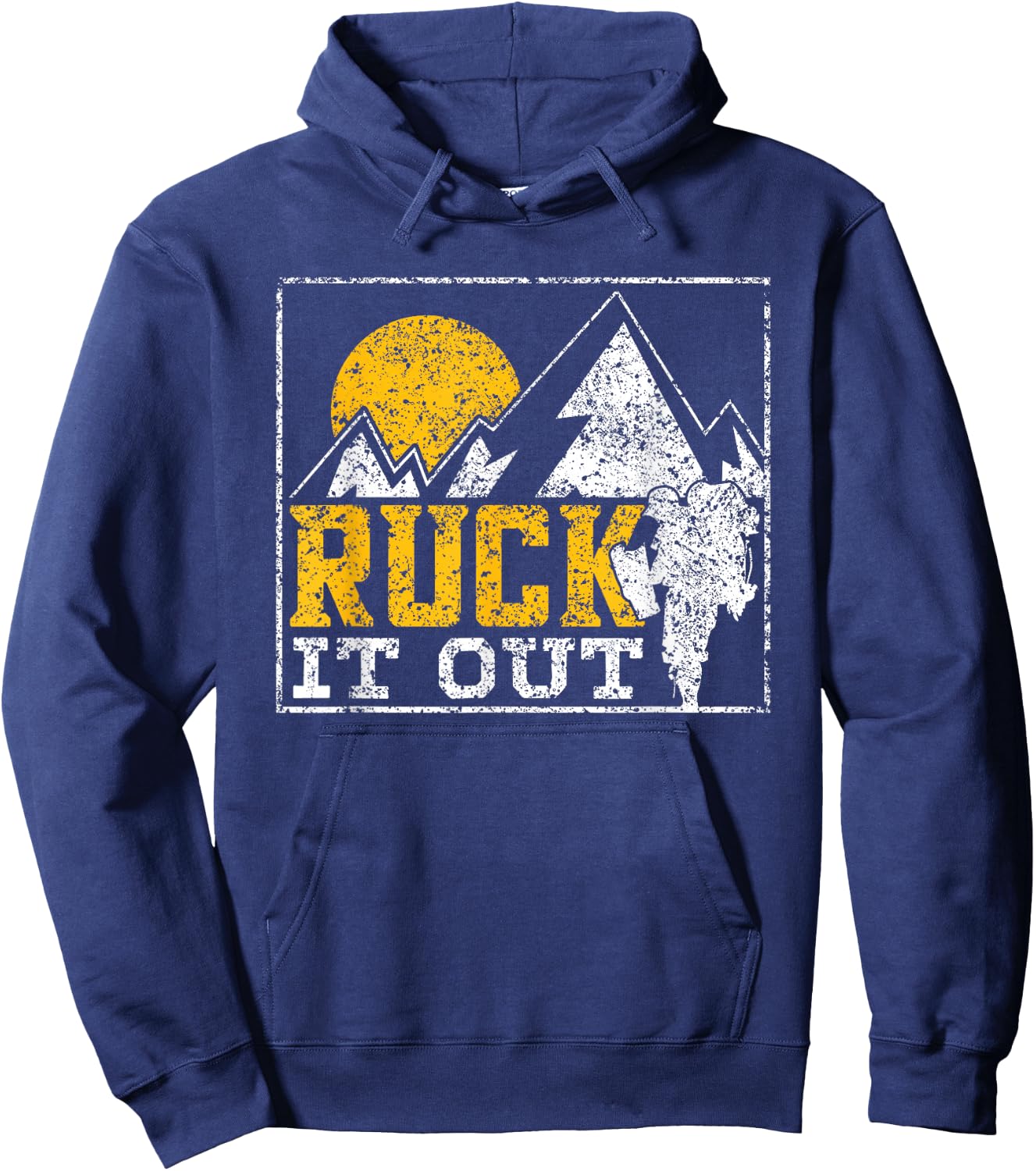 Ruck It Out Backpack Workout Backpack Hoodie - Hoodie | Navy