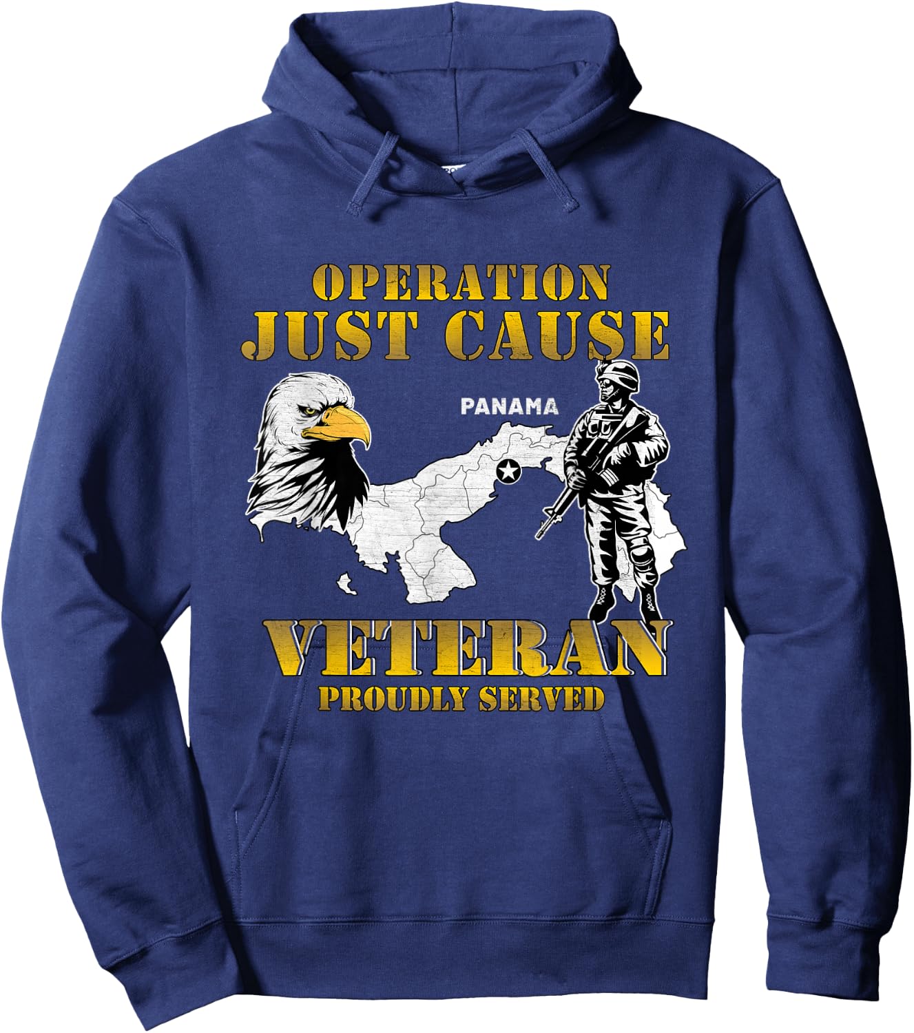 Operation Just Cause Panama Veteran Vintage Gifts Hoodie - Hoodie | Navy
