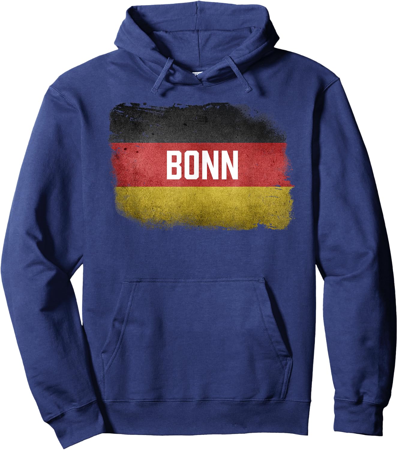 Bonn | Germany German Flag Vintage Souvenir Hoodie - Hoodie | Navy