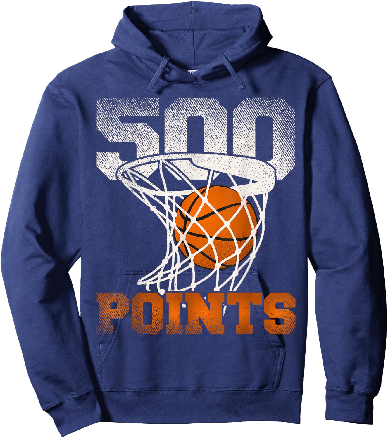 500 Points Basketball For Your Favorite Basketball Player Hoodie - Hoodie | Navy