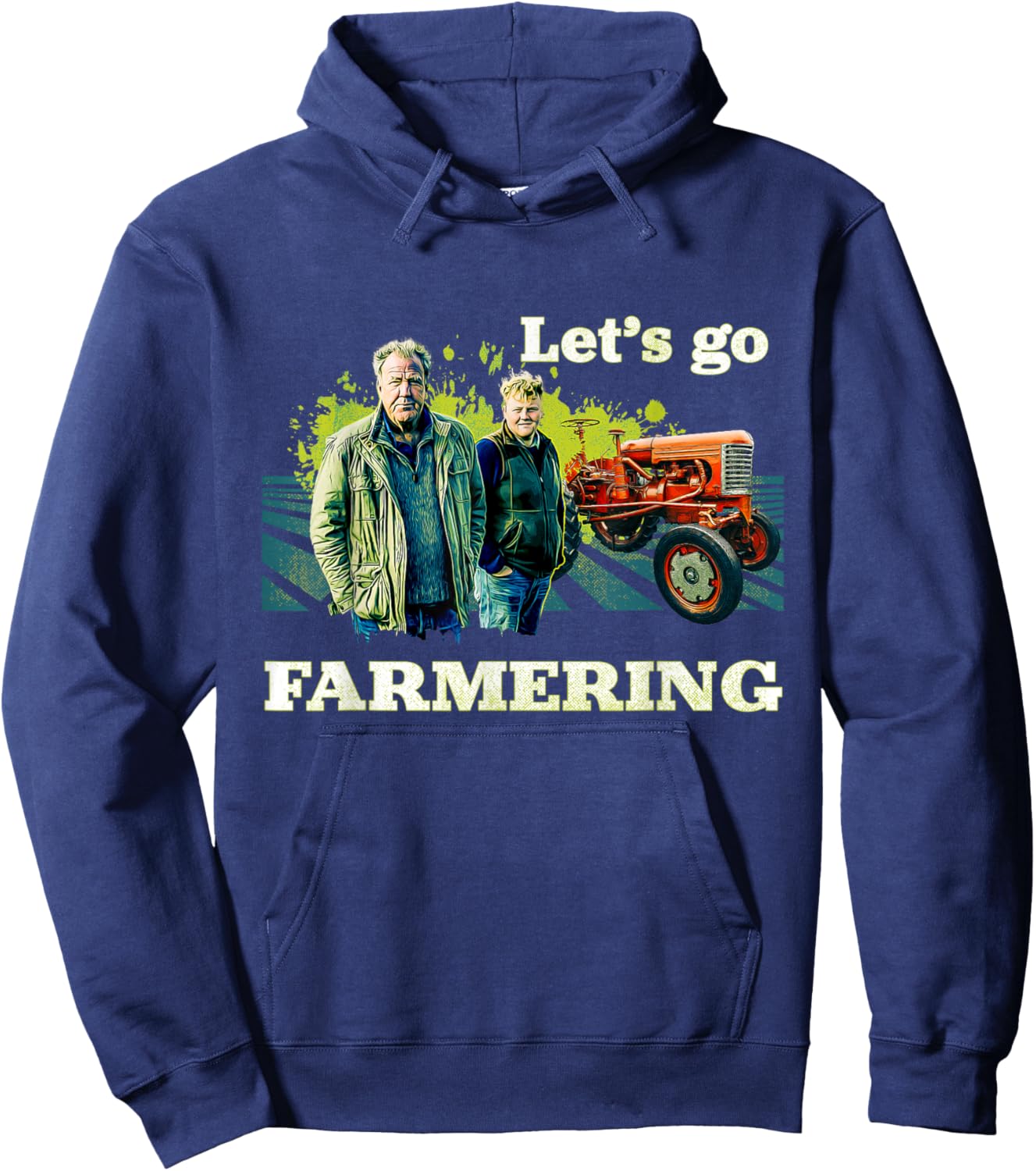 Clarkson's Farm - Let's Go Farmering Hoodie - Hoodie | Navy