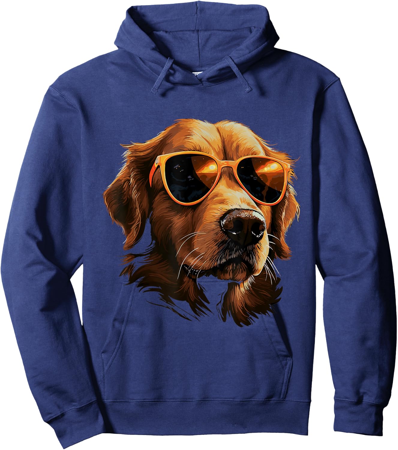 Golden Retriever Dog Sunglasses for Children Boys Girls Hoodie - Hoodie | Navy