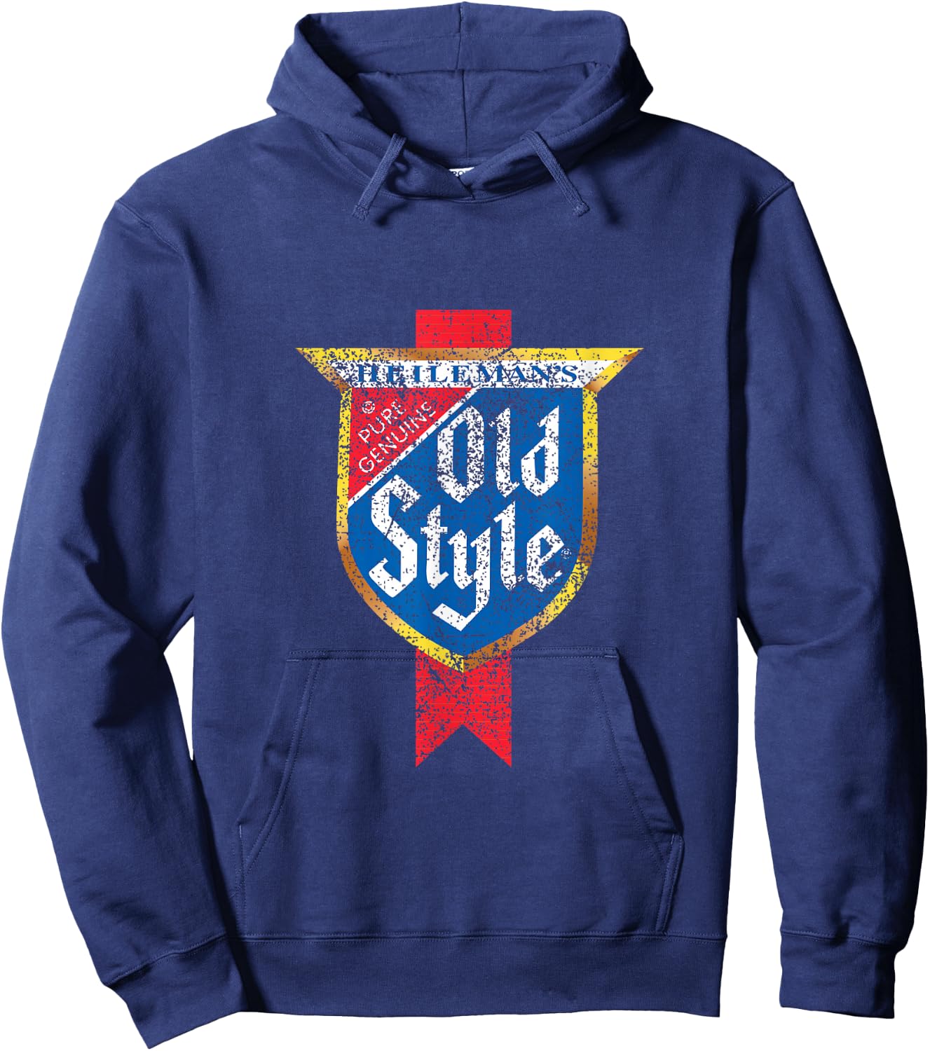 Old Style Beer Vintage Logo - Classic Look Hoodie - Hoodie | Navy