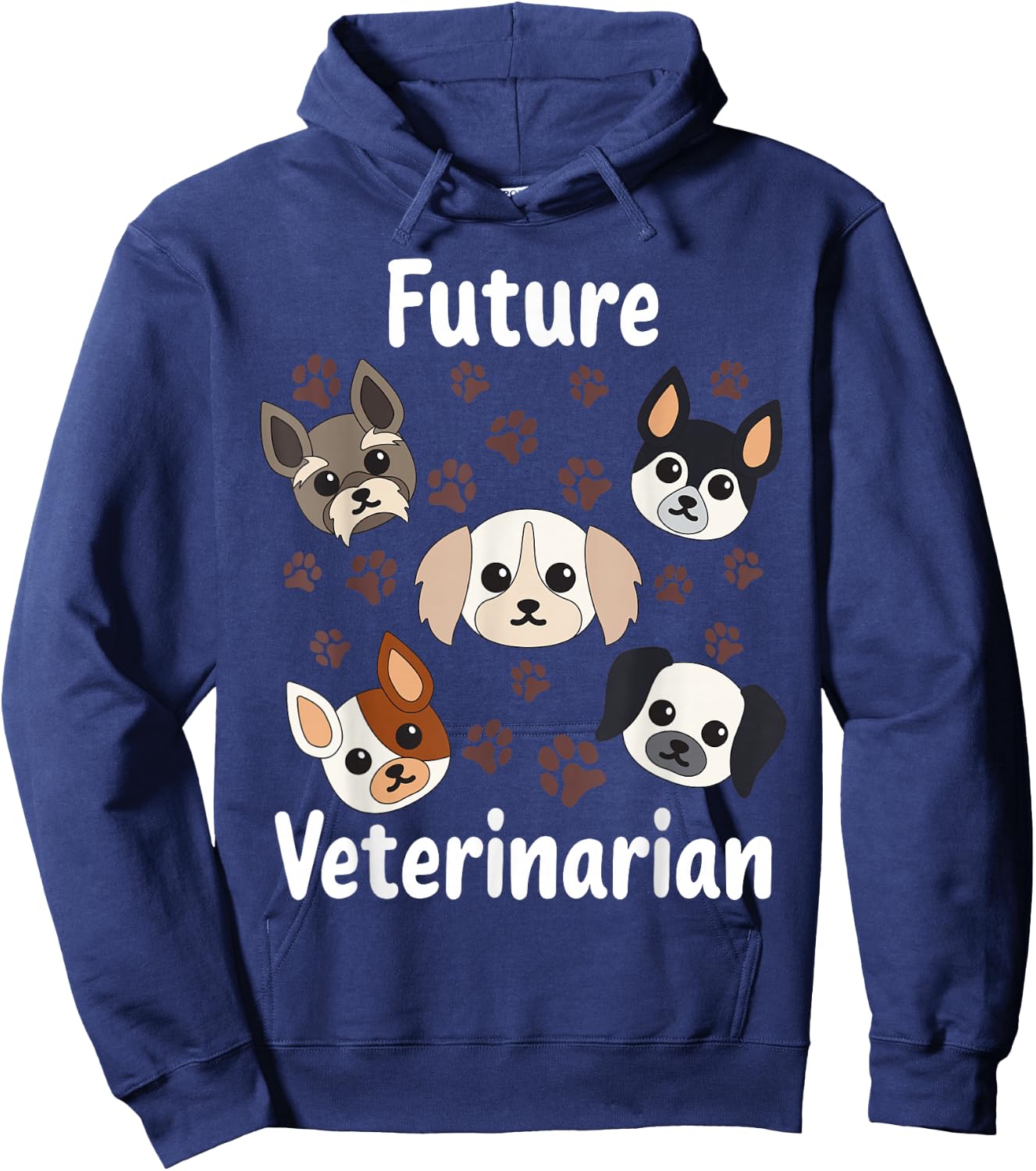 Cool Soon To Be Animal Doctor Boys Girls Funny Future Veterinarian Outfit | Cute Aspiring Vets Kids Hoodie - Hoodie | Navy