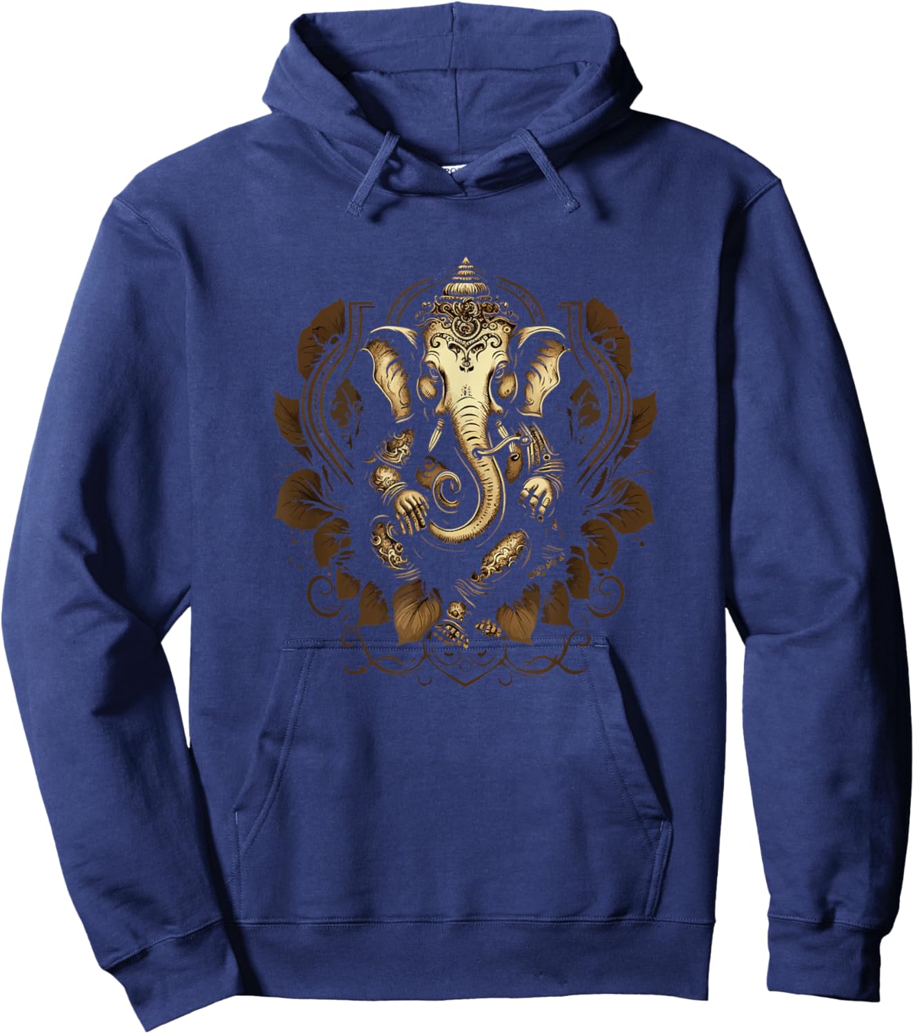 Ganesh Hindu Ganesha Elephant Spiritual Hoodie - Hoodie | Navy