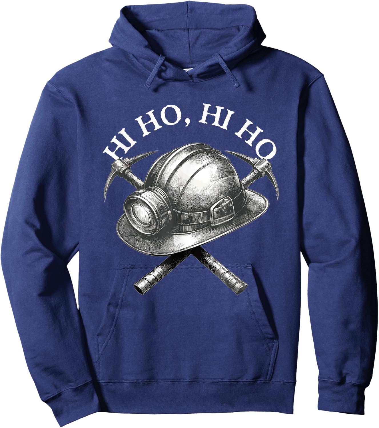 Funny Mining, s Archaeologists or Geologist Hi Ho! Hi Ho! Hoodie - Hoodie | Navy