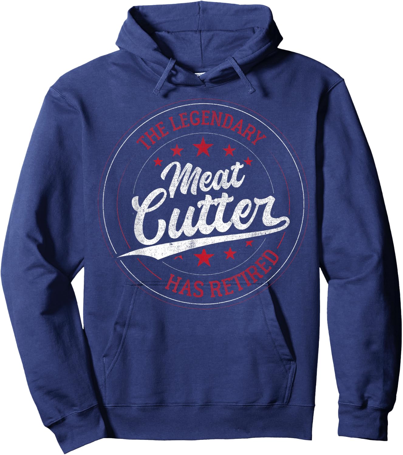 The Legendary Meat Cutter in Retirement Hoodie - Hoodie | Navy