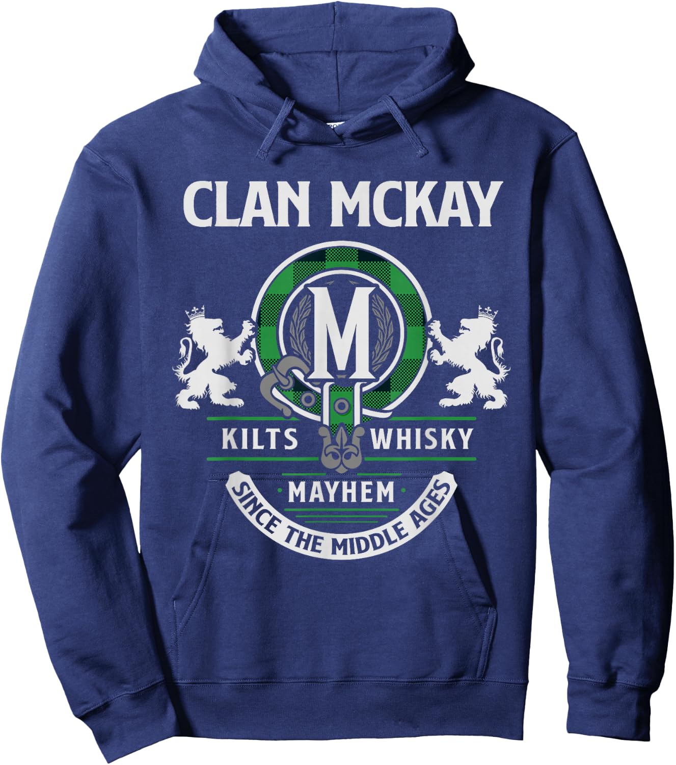 Clan McKay Scottish Surname Family Highland Games Hoodie - Hoodie | Navy