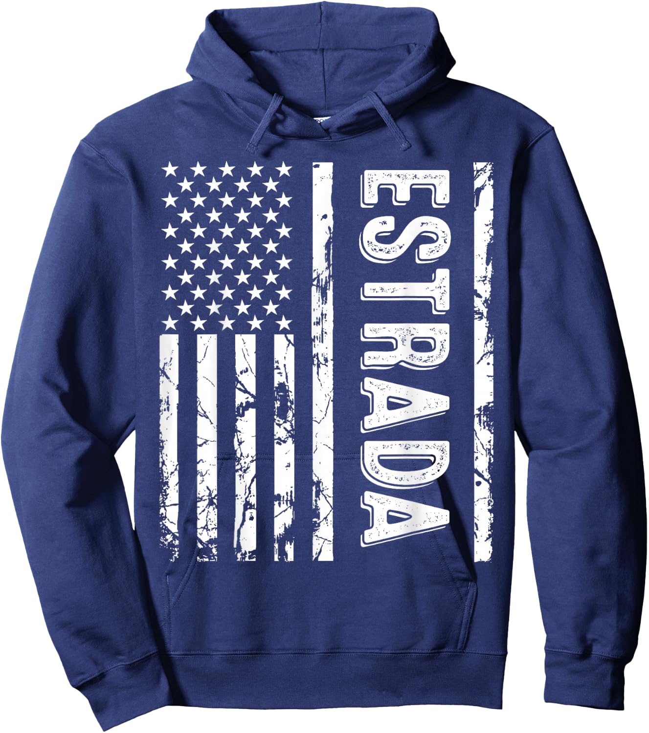 Estrada Last Name Funny Surname Team Estrada Family Reunion Hoodie - Hoodie | Navy