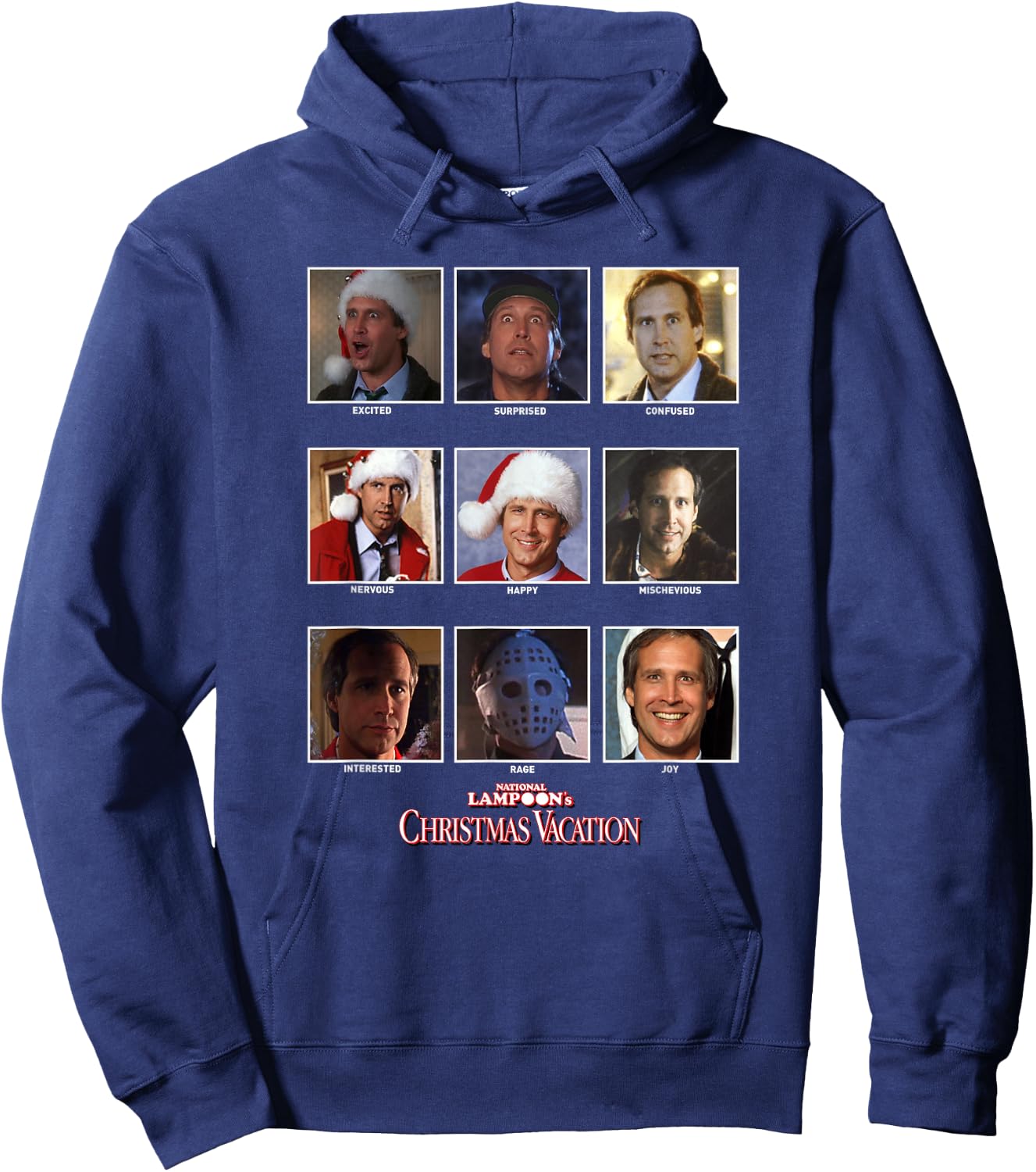 National Lampoon's Christmas Vacation Clark Panels Hoodie - Hoodie | Navy