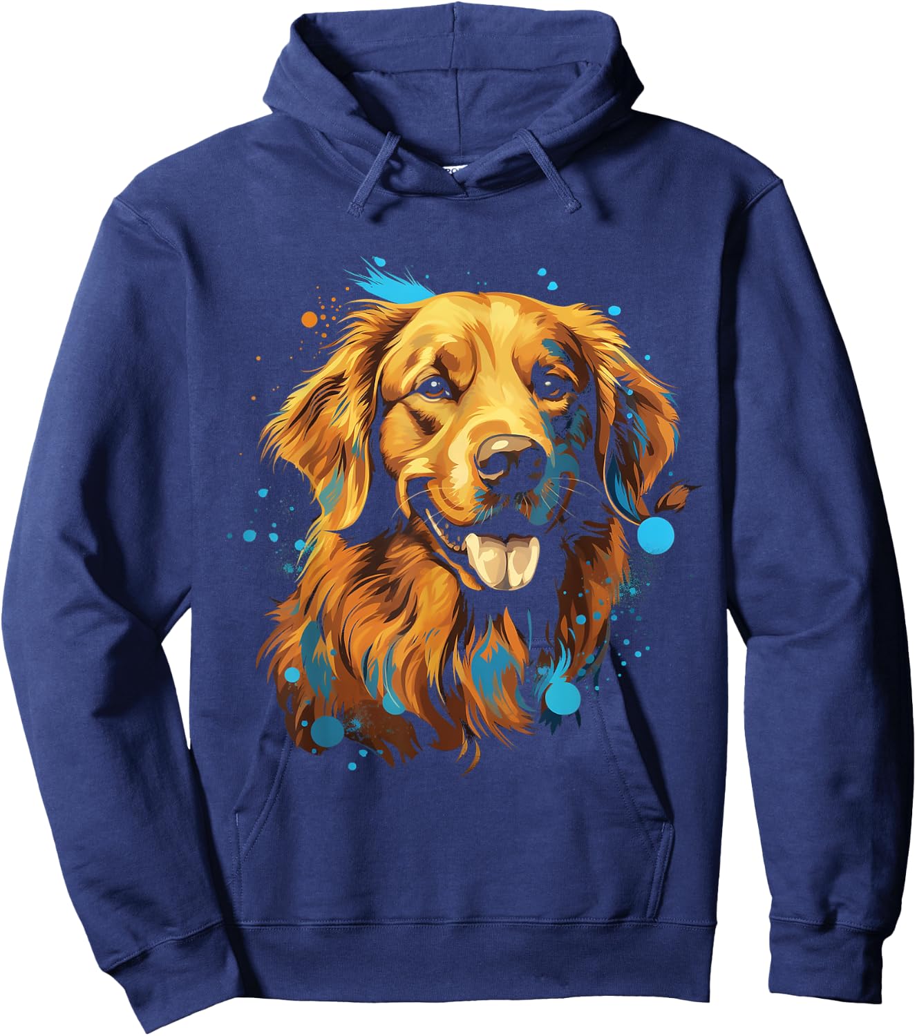 Golden retriever puppy dog Women Kids Hoodie - Hoodie | Navy
