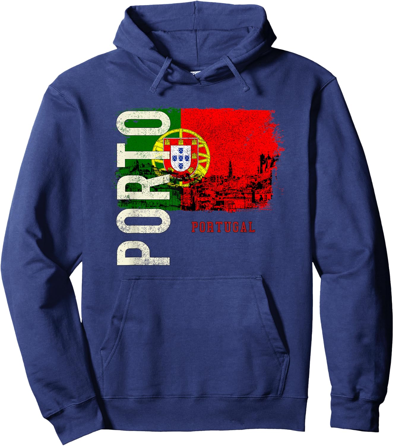 Porto Portugal Europe Hoodie - Hoodie | Navy