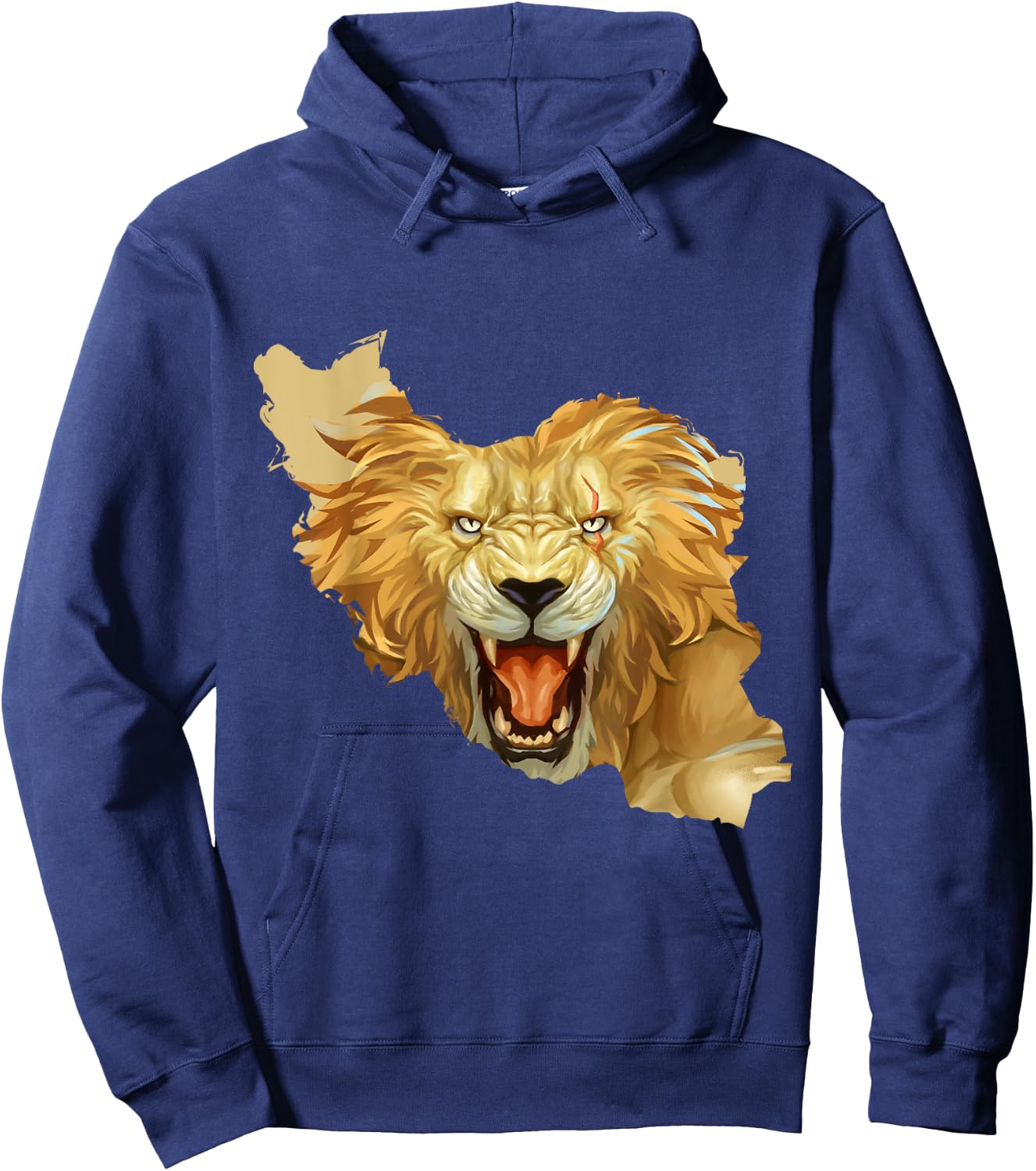 Iran Lion Map Flag | Persian Iranian Free Iran Hoodie - Hoodie | Navy