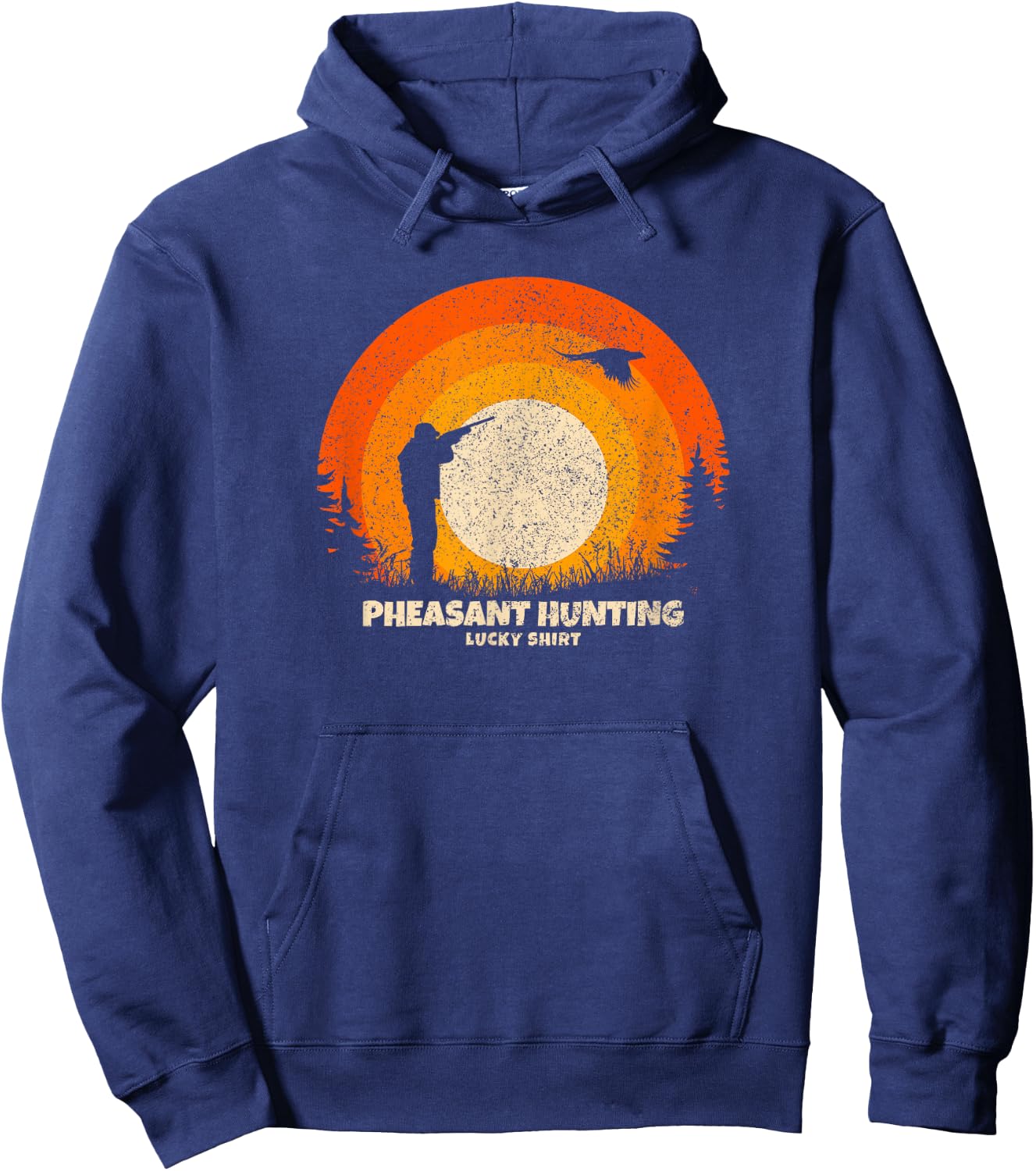 Pheasant Hunter Lucky Charm Pheasant Hunting Hoodie - Hoodie | Navy