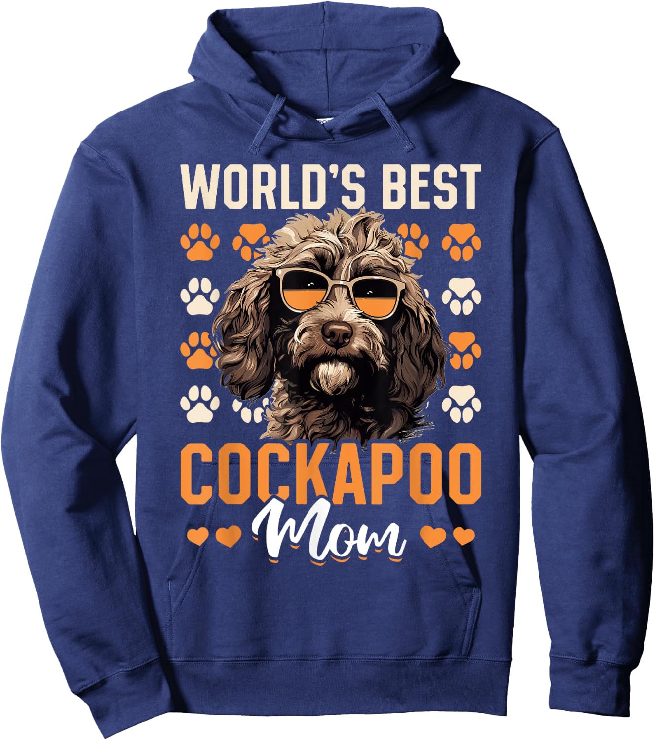 Cockapoo Dog Breed Pet World's Best Cockapoo Mom Women Kids Hoodie - Hoodie | Navy