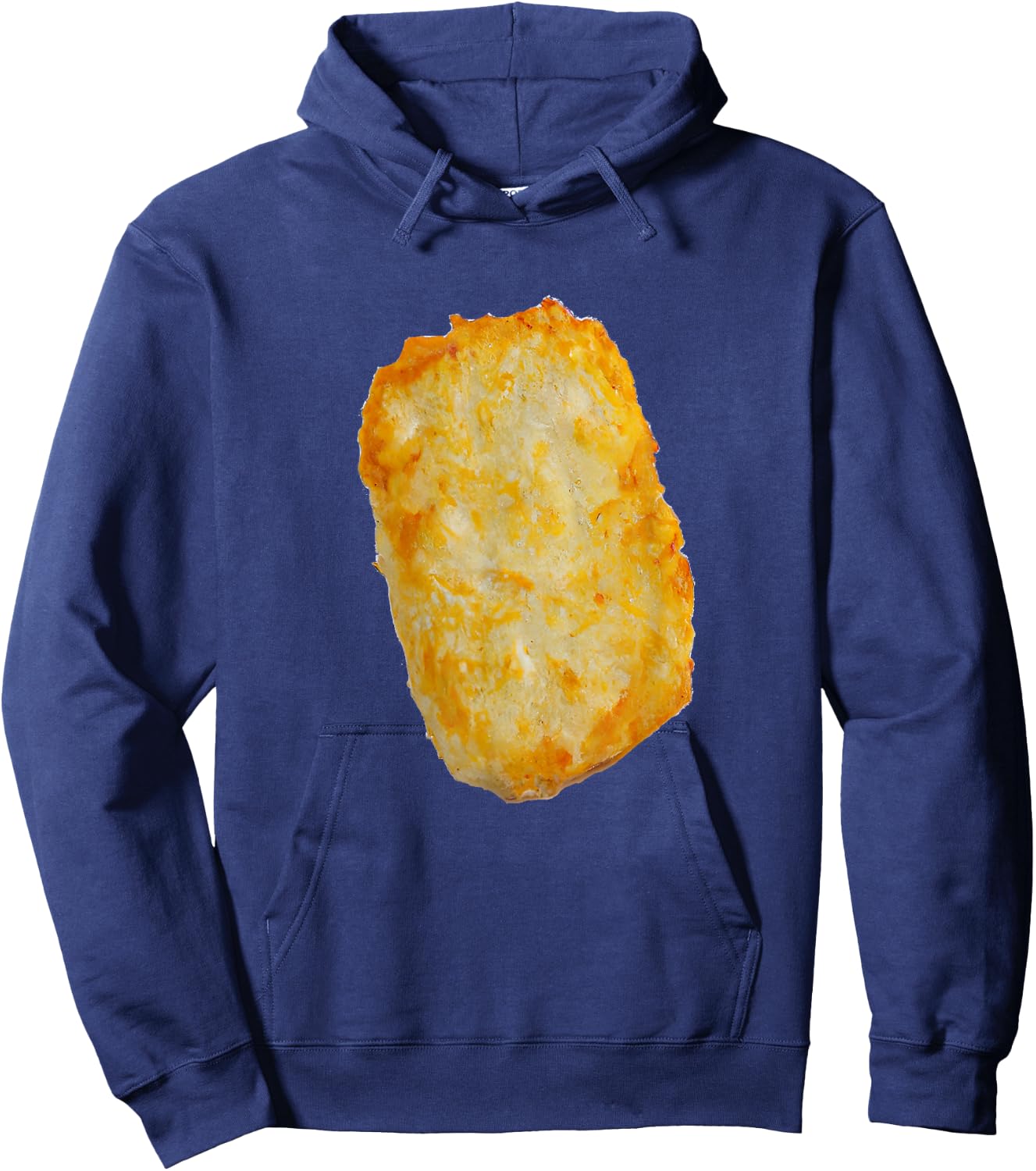 Breakfast and Brunch Hash Brown Potatoes Hoodie - Hoodie | Navy