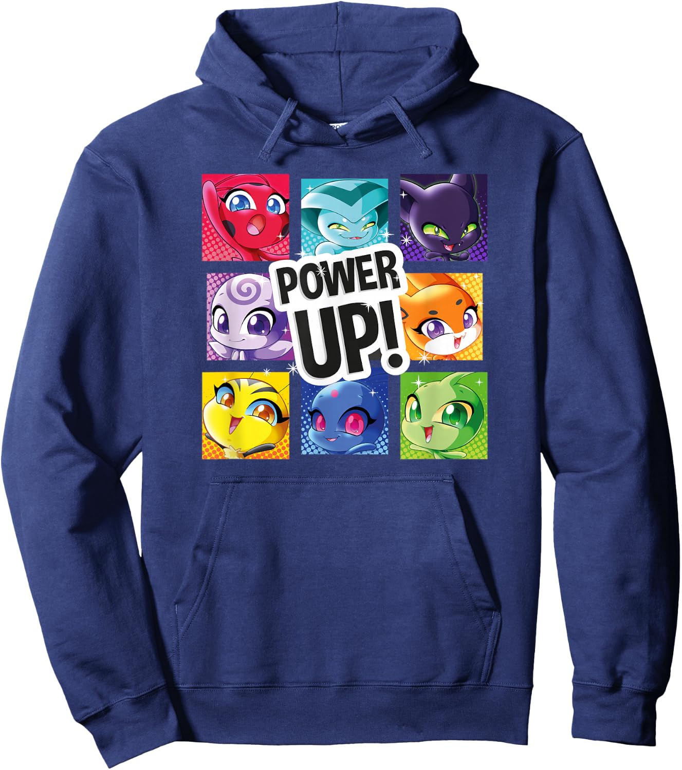 Miraculous Ladybug Kwamis Collection with All Kwamis Small Hoodie - Hoodie | Navy