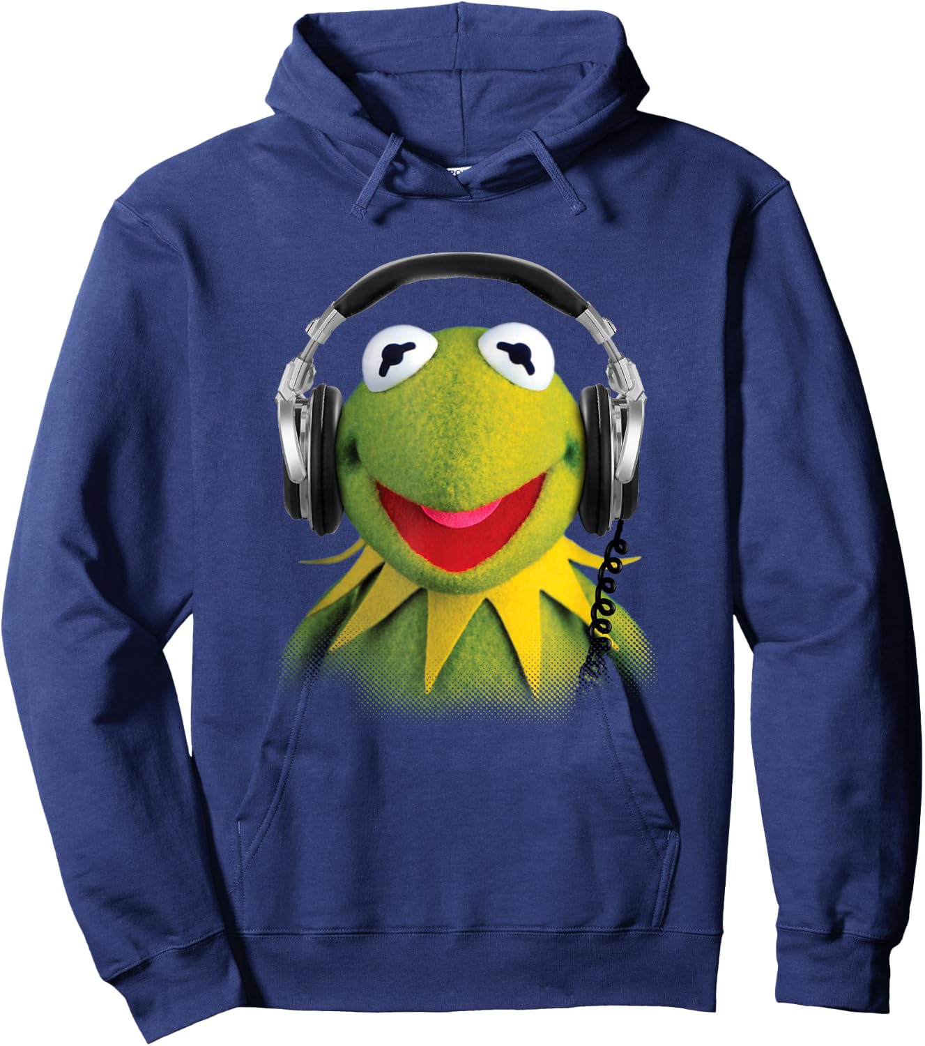 Disney The Muppets Kermit The Frog Studio Session Headphones Hoodie - Hoodie | Navy