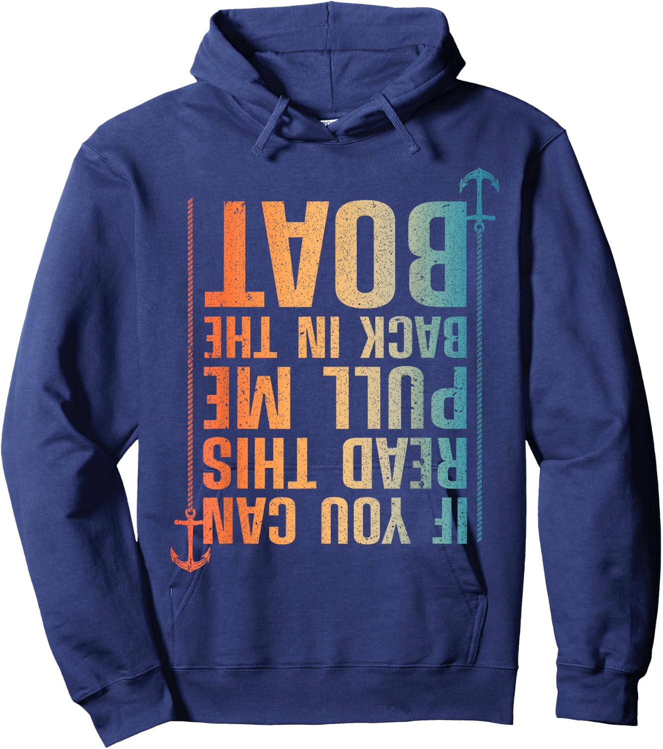 Funny Boating Design Women Boating Boater Boat Owner Hoodie - Hoodie | Navy