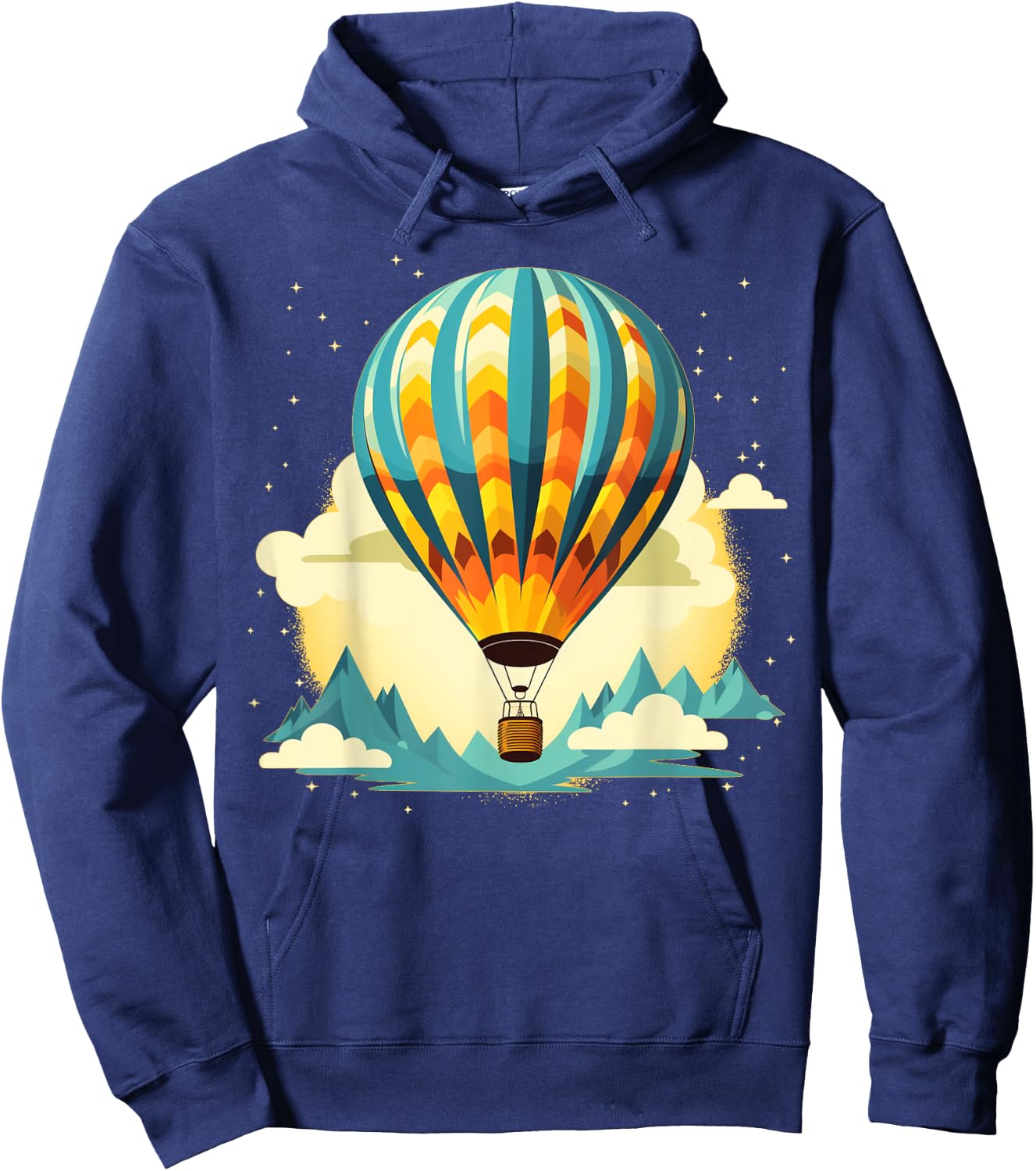 Funny hot Air Balloon for new Adventures Lovers Hoodie - Hoodie | Navy