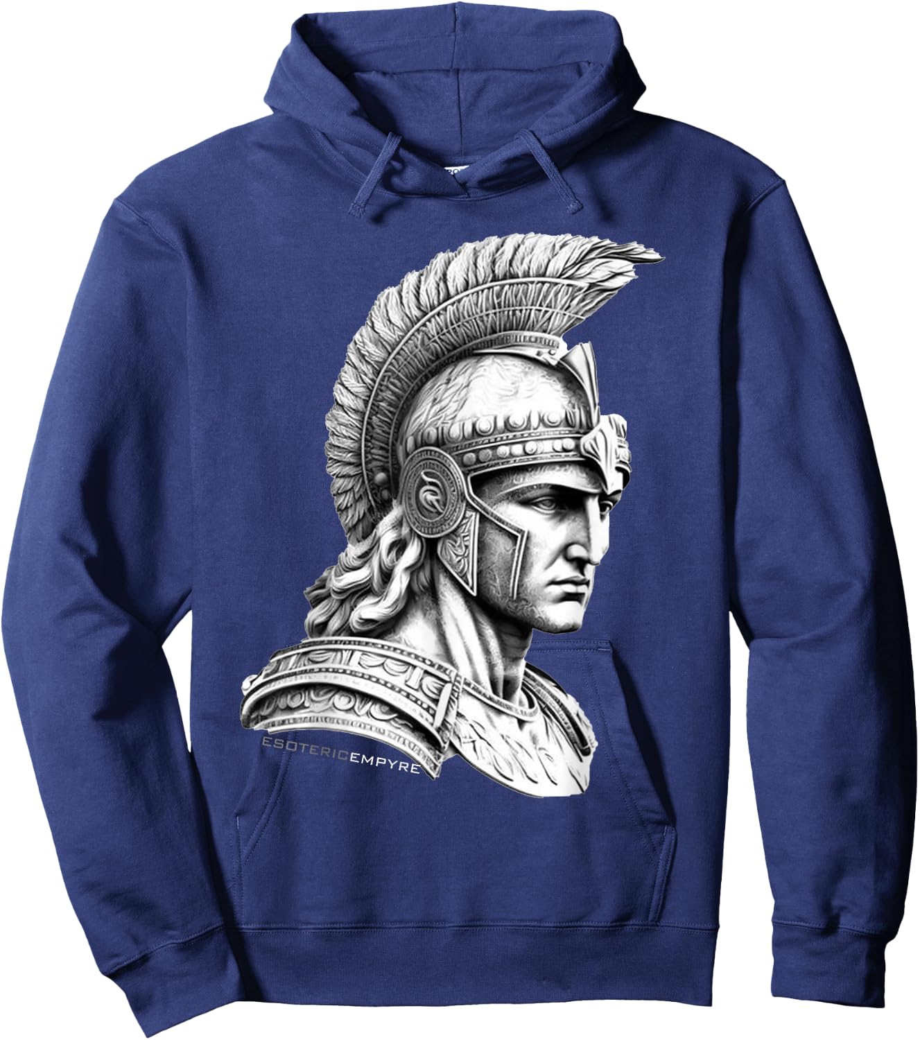 Esoteric Empyre Aries Greek God of War Mars - -Kids, Black, Small Hoodie - Hoodie | Navy