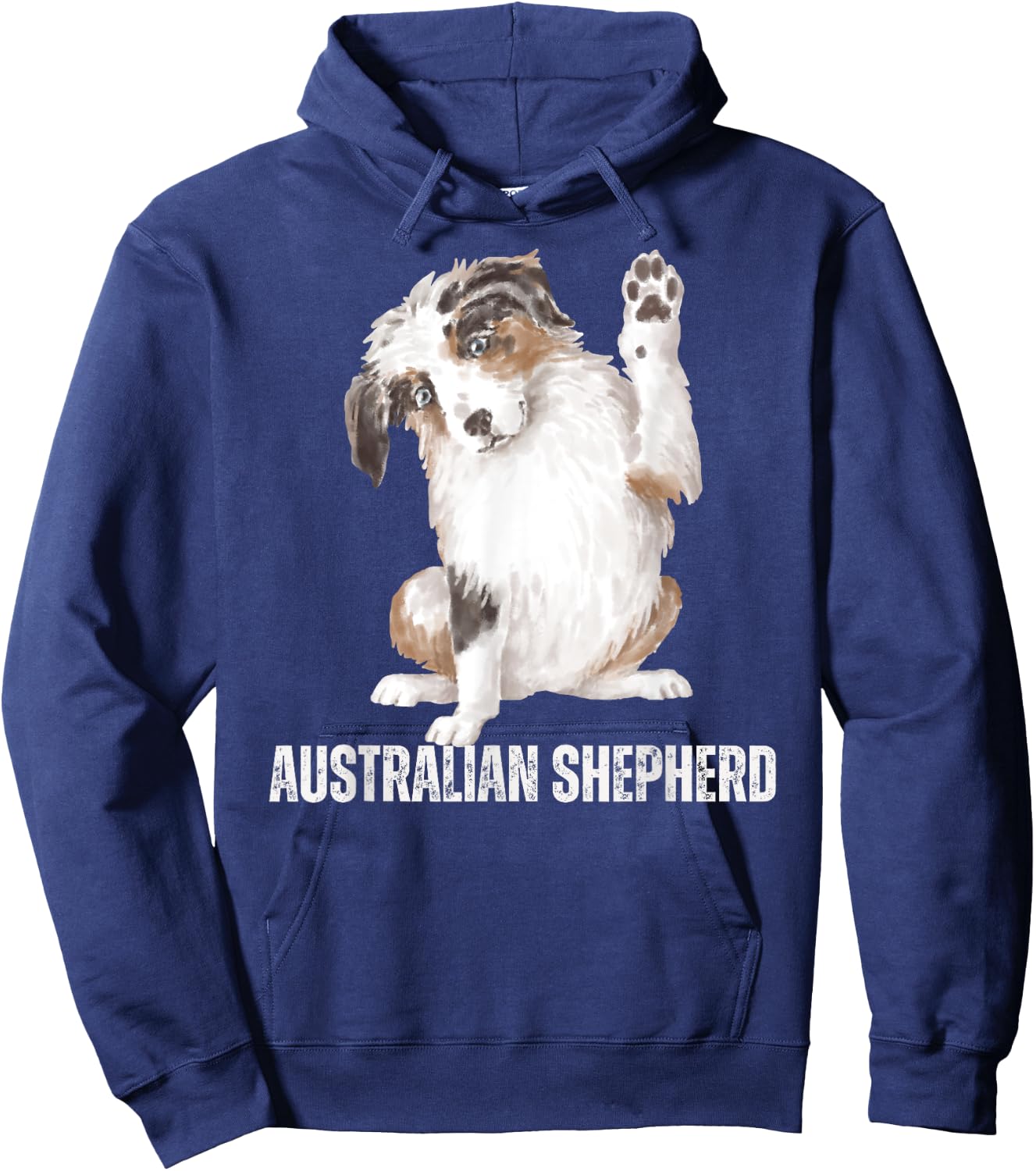 Australian Shepherd Dog Lover Gifts Shirt Aussie Dog Hoodie - Hoodie | Navy