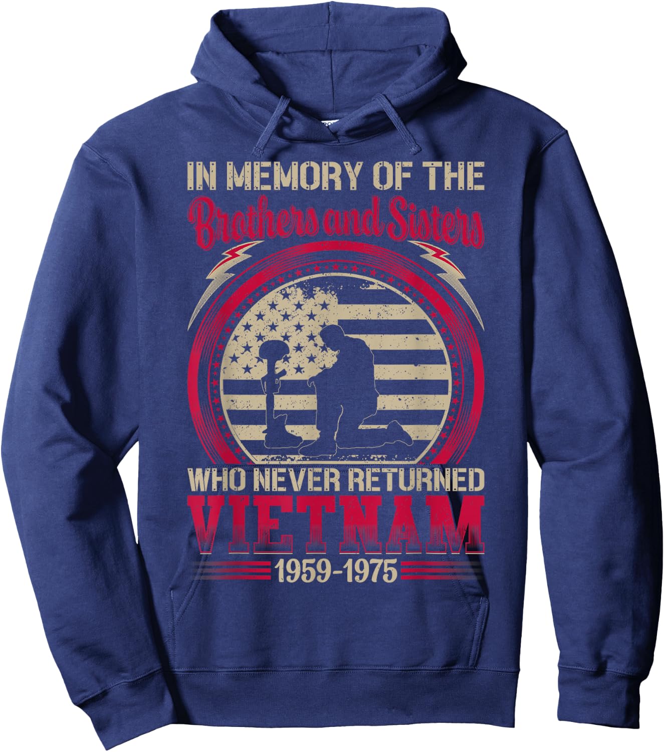 In Memory Of The Brothers And Sisters Who Never Returned Hoodie - Hoodie | Navy