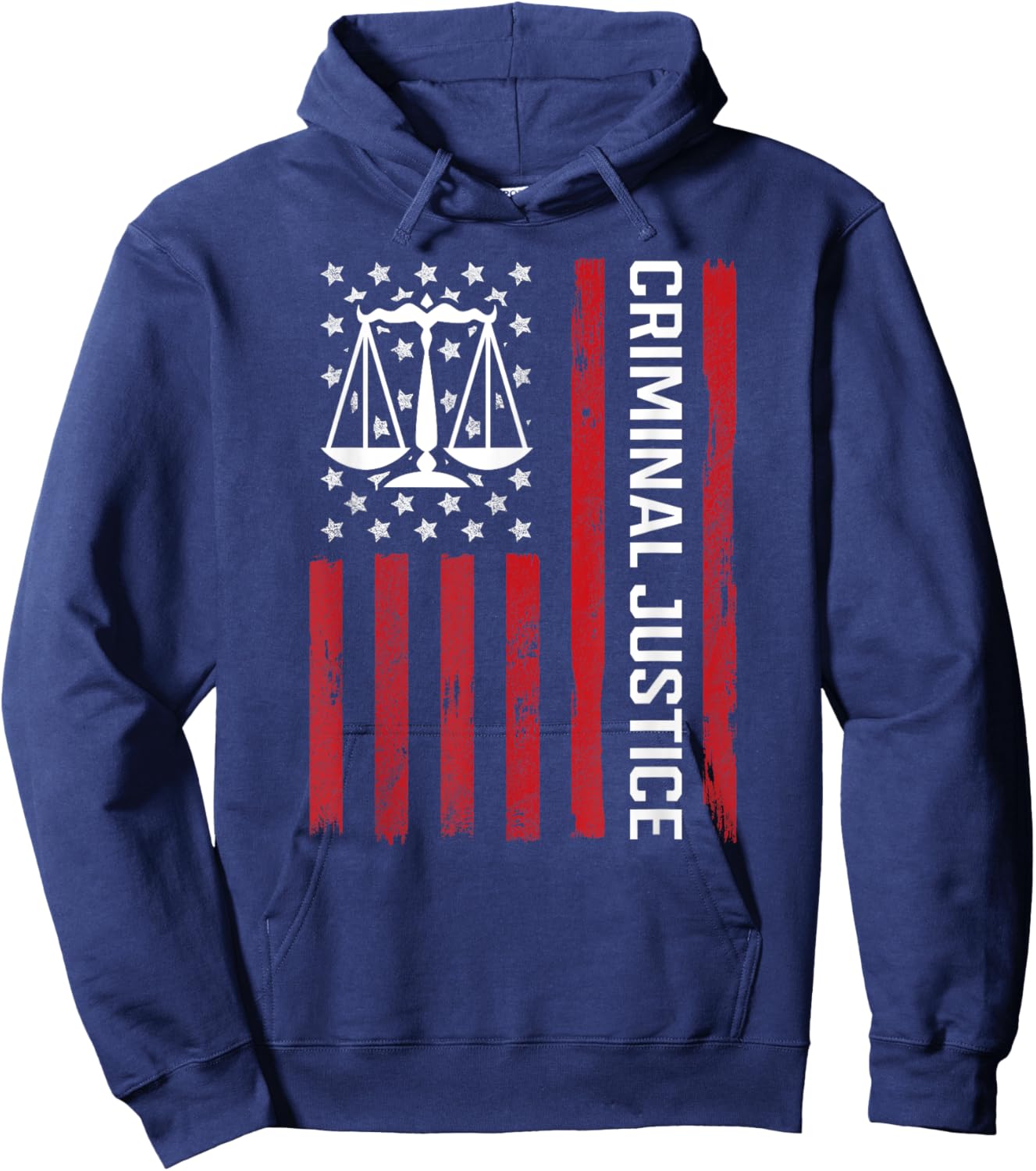 Criminal Justice Major College Student Graduate Graduation Hoodie - Hoodie | Navy
