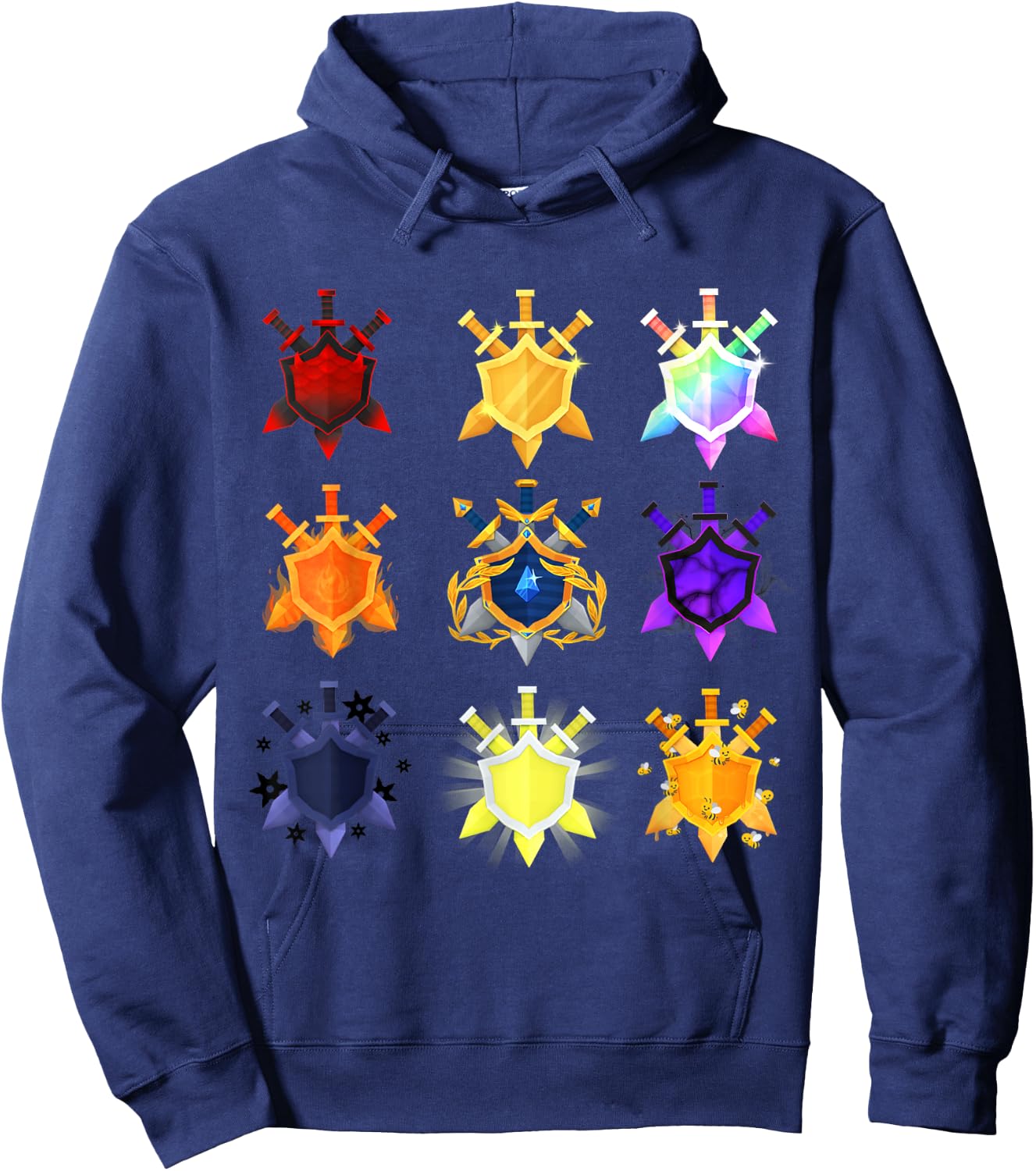 Treasure Quest Emblems Hoodie - Hoodie | Navy
